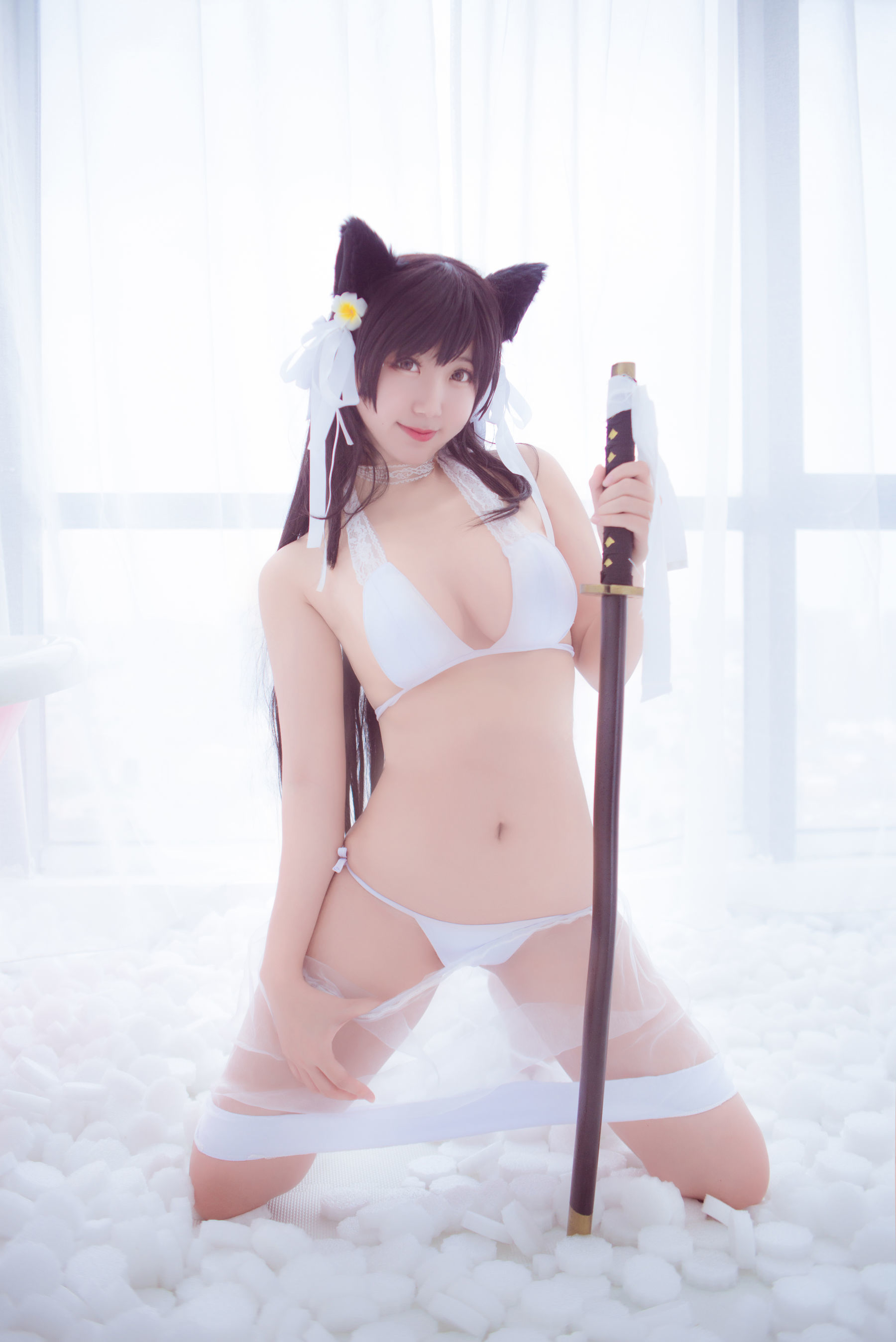 [萝莉COS] 黑川 - 爱宕泳衣