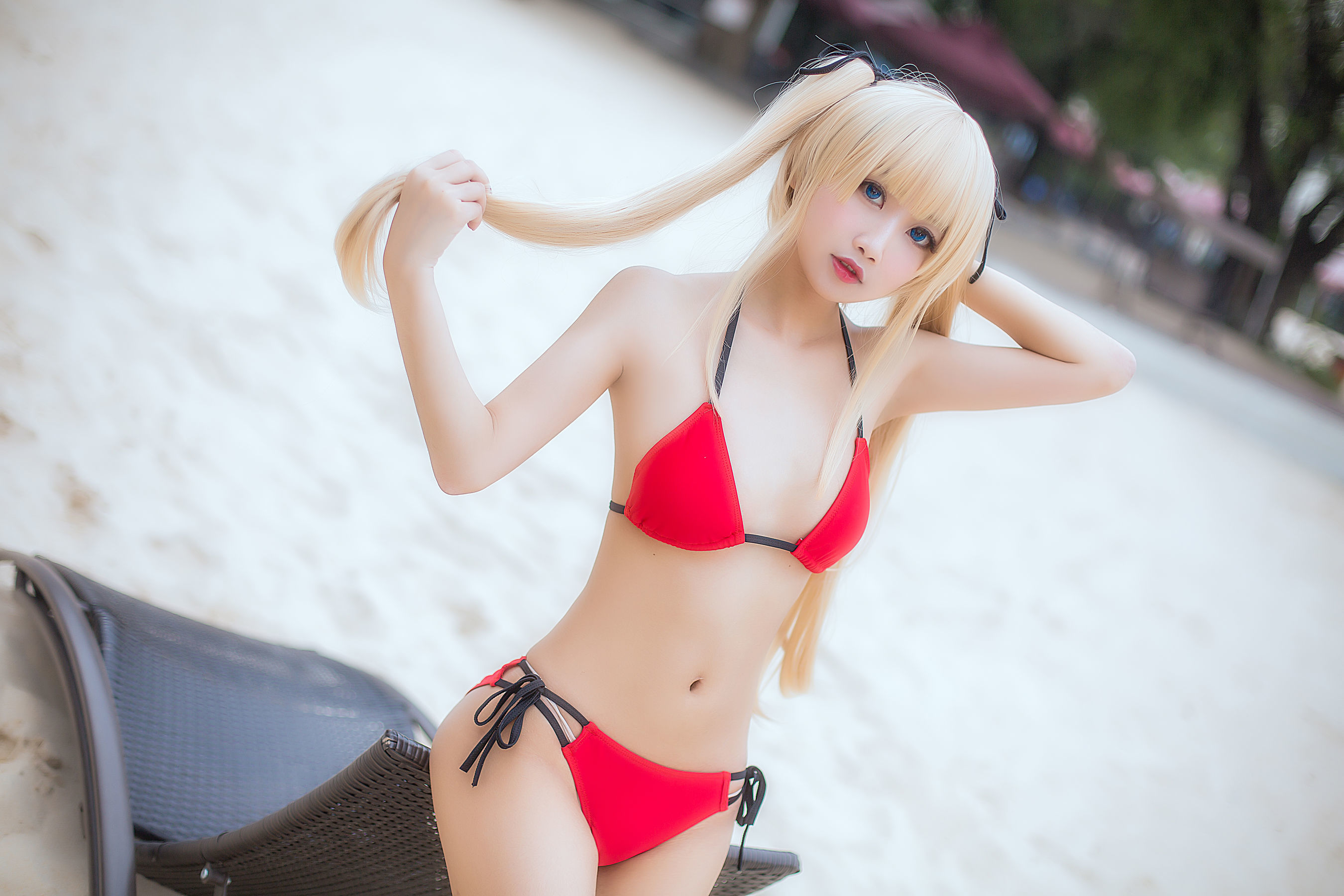 [萝莉COS] 鬼畜瑶 - 泳装魔女