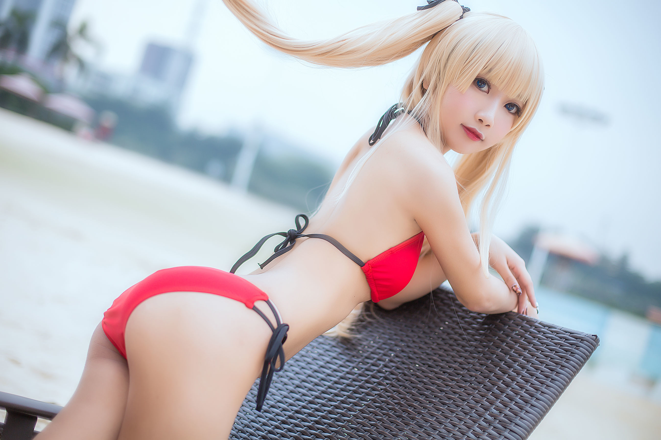 [萝莉COS] 鬼畜瑶 - 泳装魔女