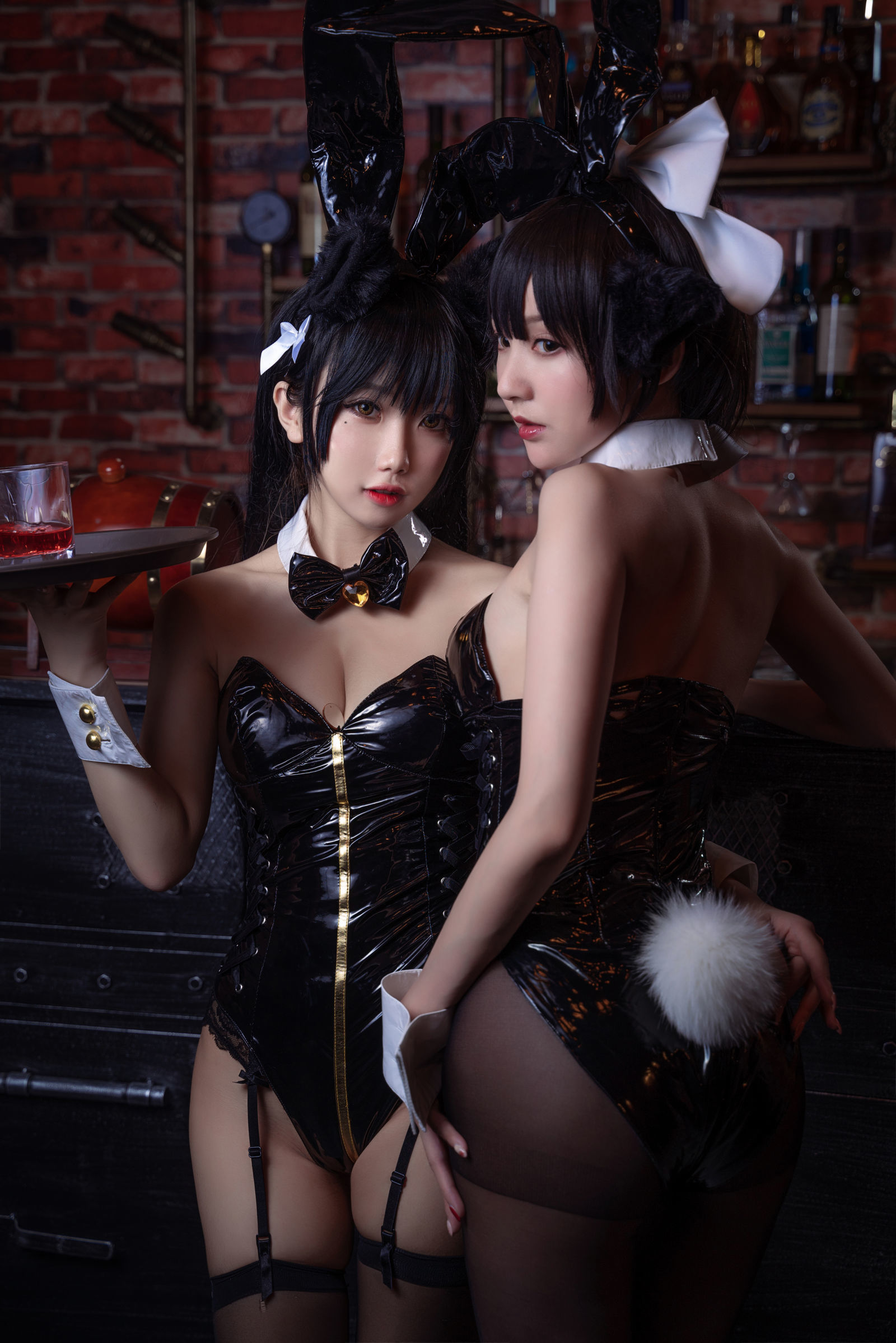 [萝莉COS] 鬼畜瑶 - 黑色同人兔女郎