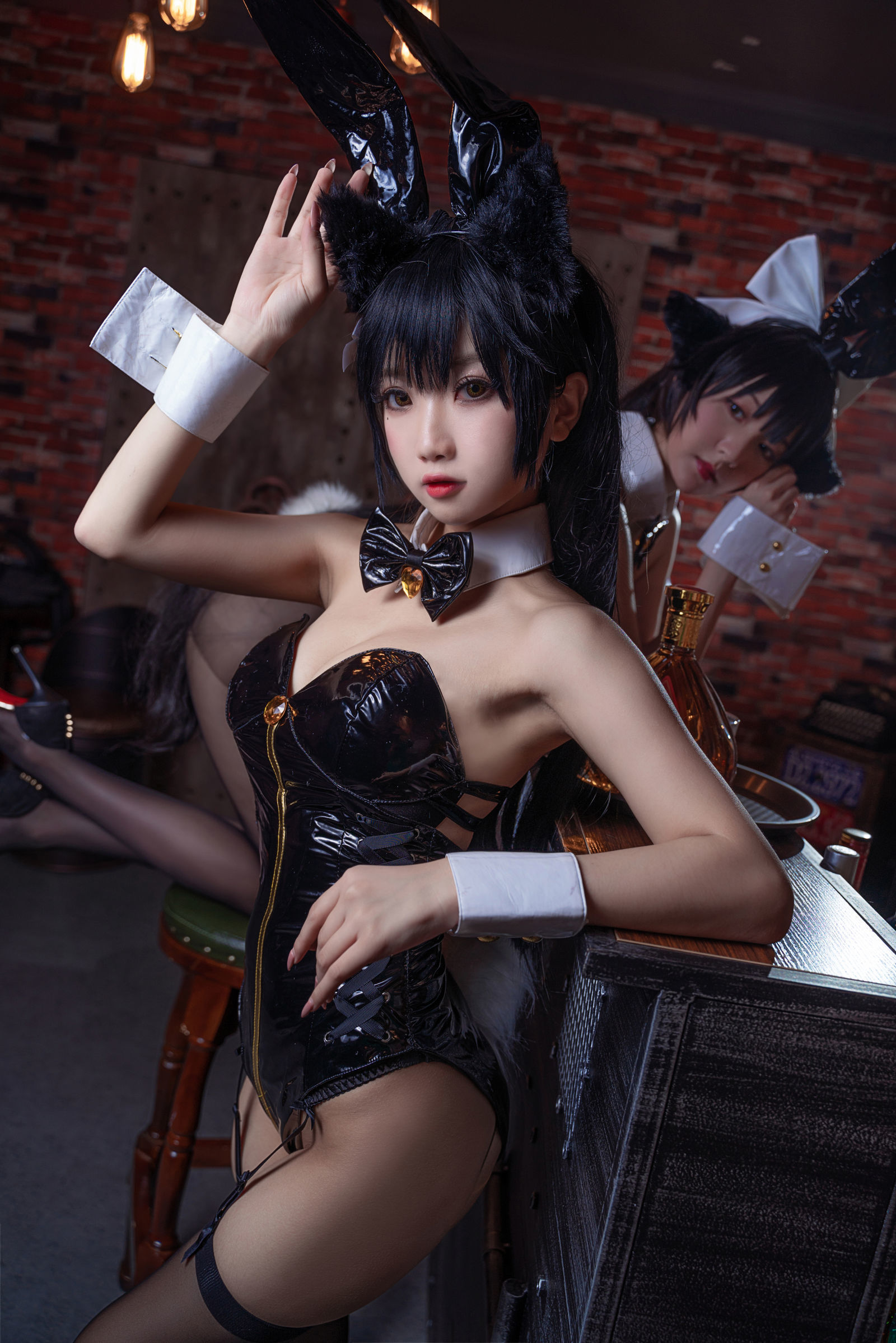 [萝莉COS] 鬼畜瑶 - 黑色同人兔女郎