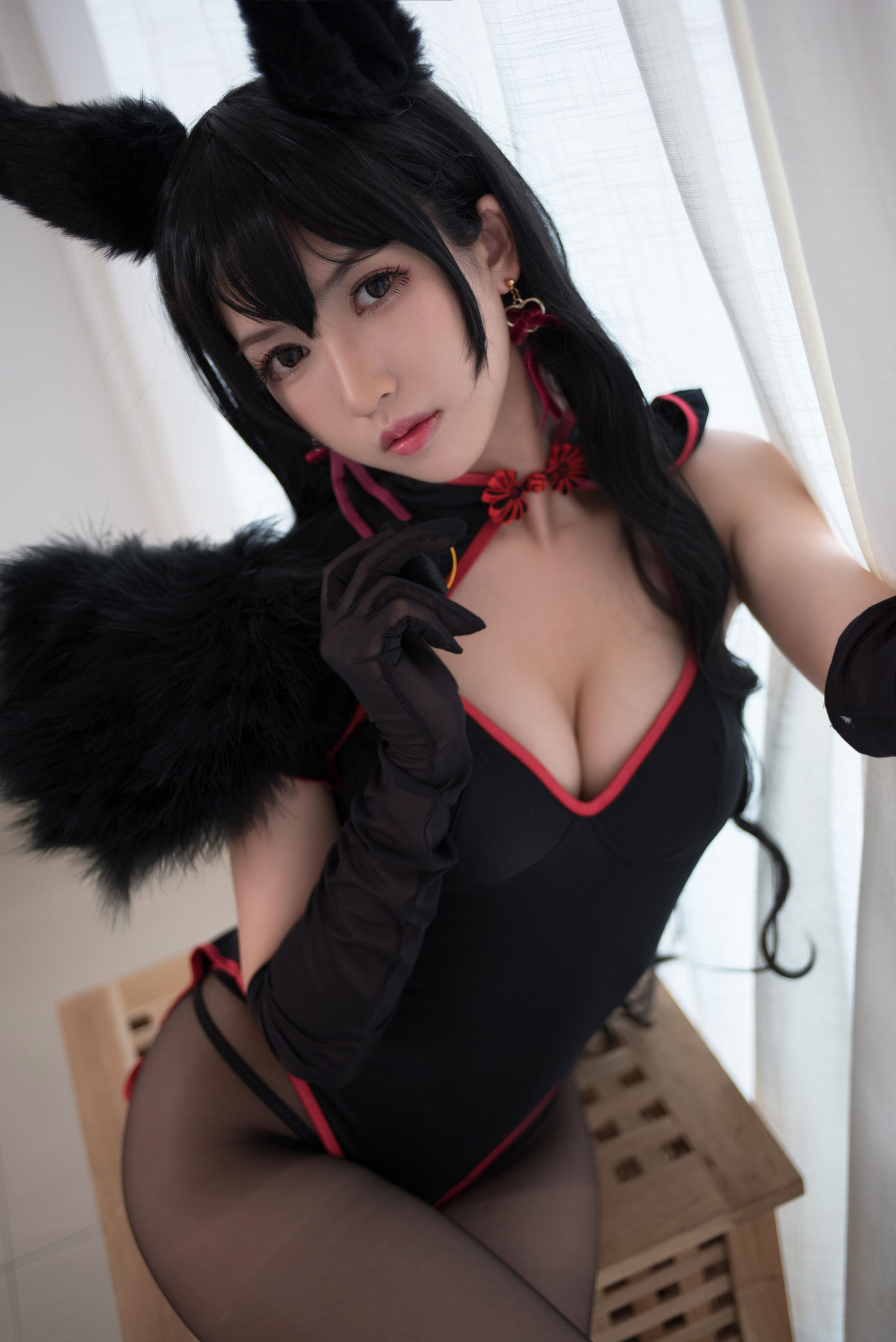 [萝莉COS] 鳗鱼霏儿 - 兽耳 黑丝
