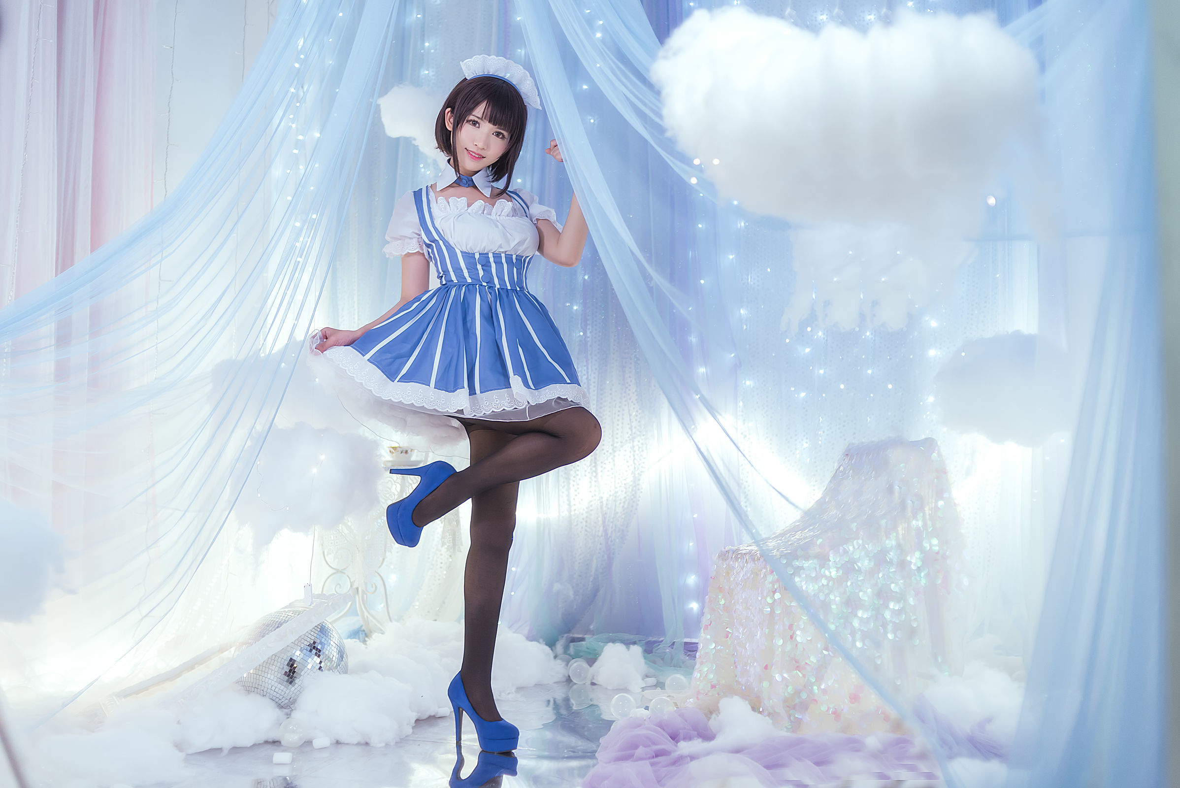 [萝莉COS] 鳗鱼霏儿 - 加藤惠 女仆