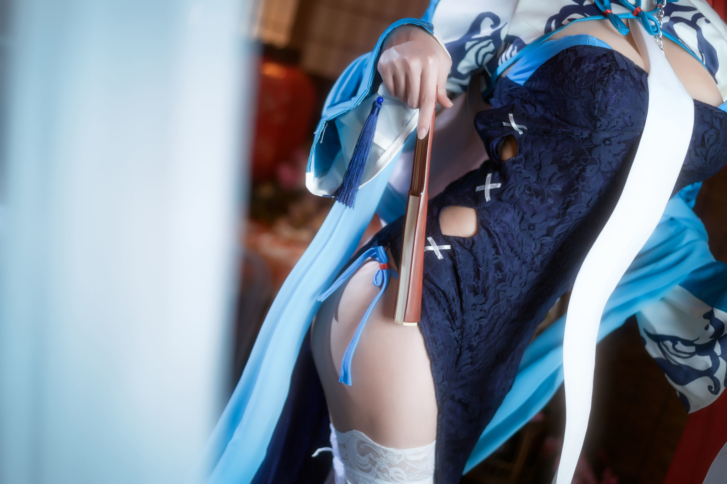 [萝莉COS] 鳗鱼霏儿 - 碧蓝华裳 贝姐