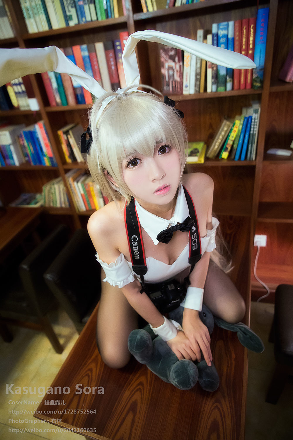 [萝莉COS] 鳗鱼霏儿 - 缘之空 穹妹 兔女郎 Cosplay