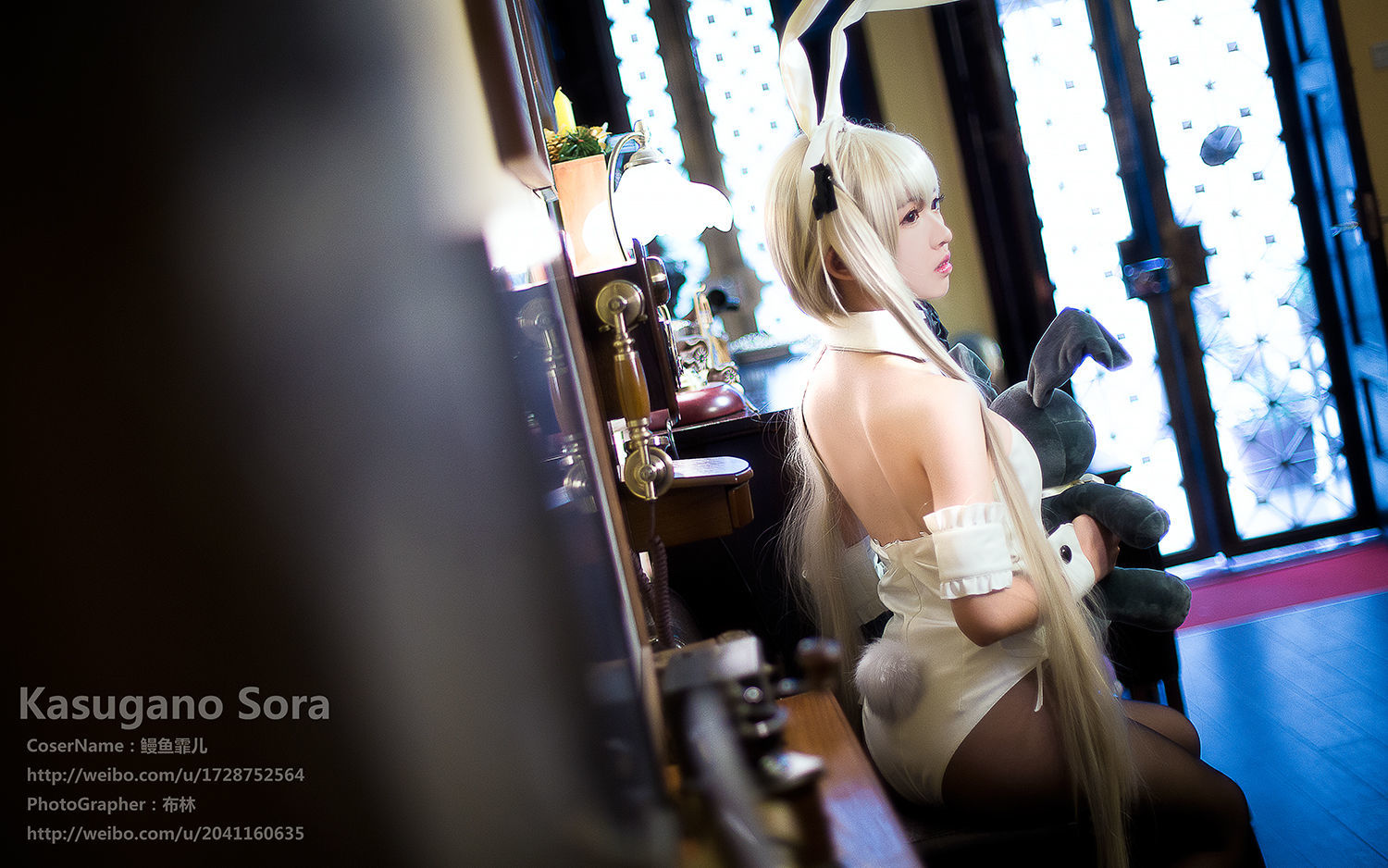 [萝莉COS] 鳗鱼霏儿 - 缘之空 穹妹 兔女郎 Cosplay