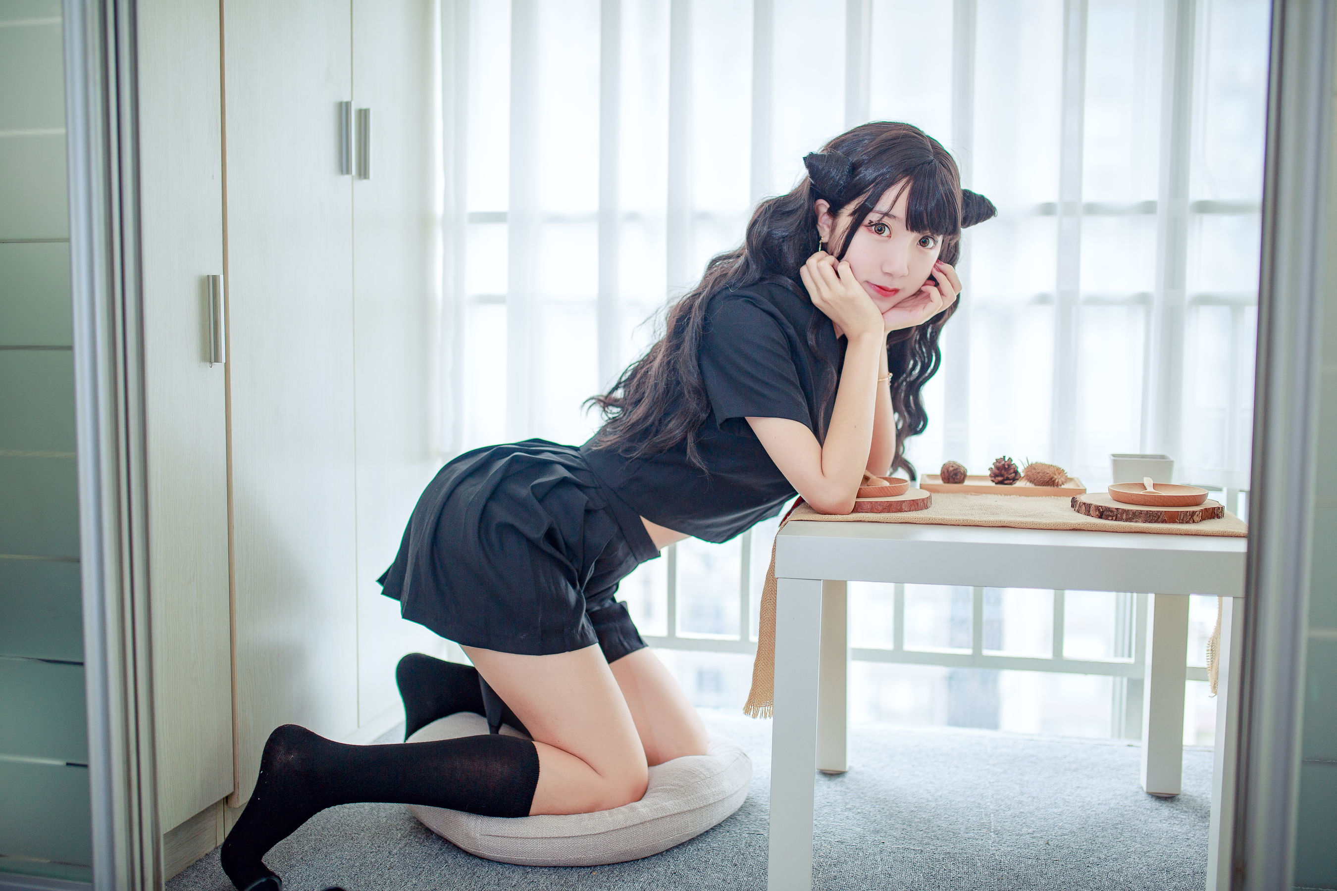 [萝莉COS] 黑川 - 小恶魔JK