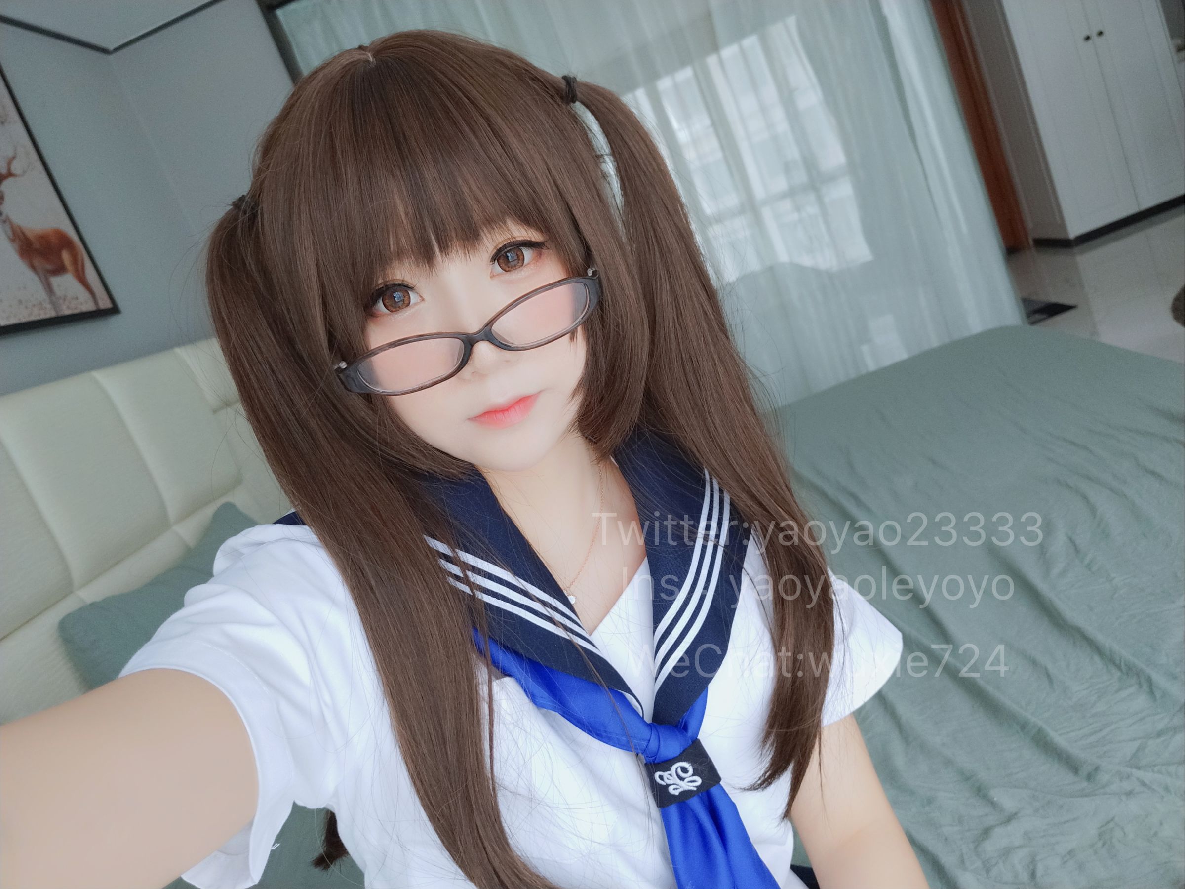 [萝莉COS] 摇摇乐yoyo - 蓝色jk