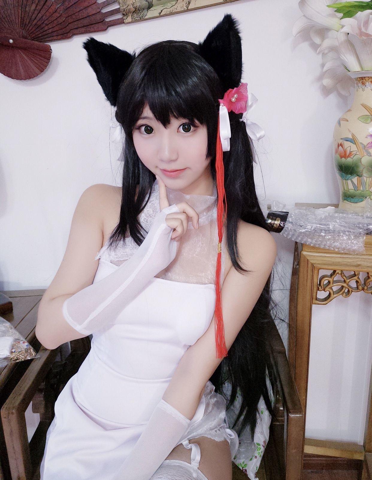 [萝莉COS] 黑川 - 獒犬旗袍