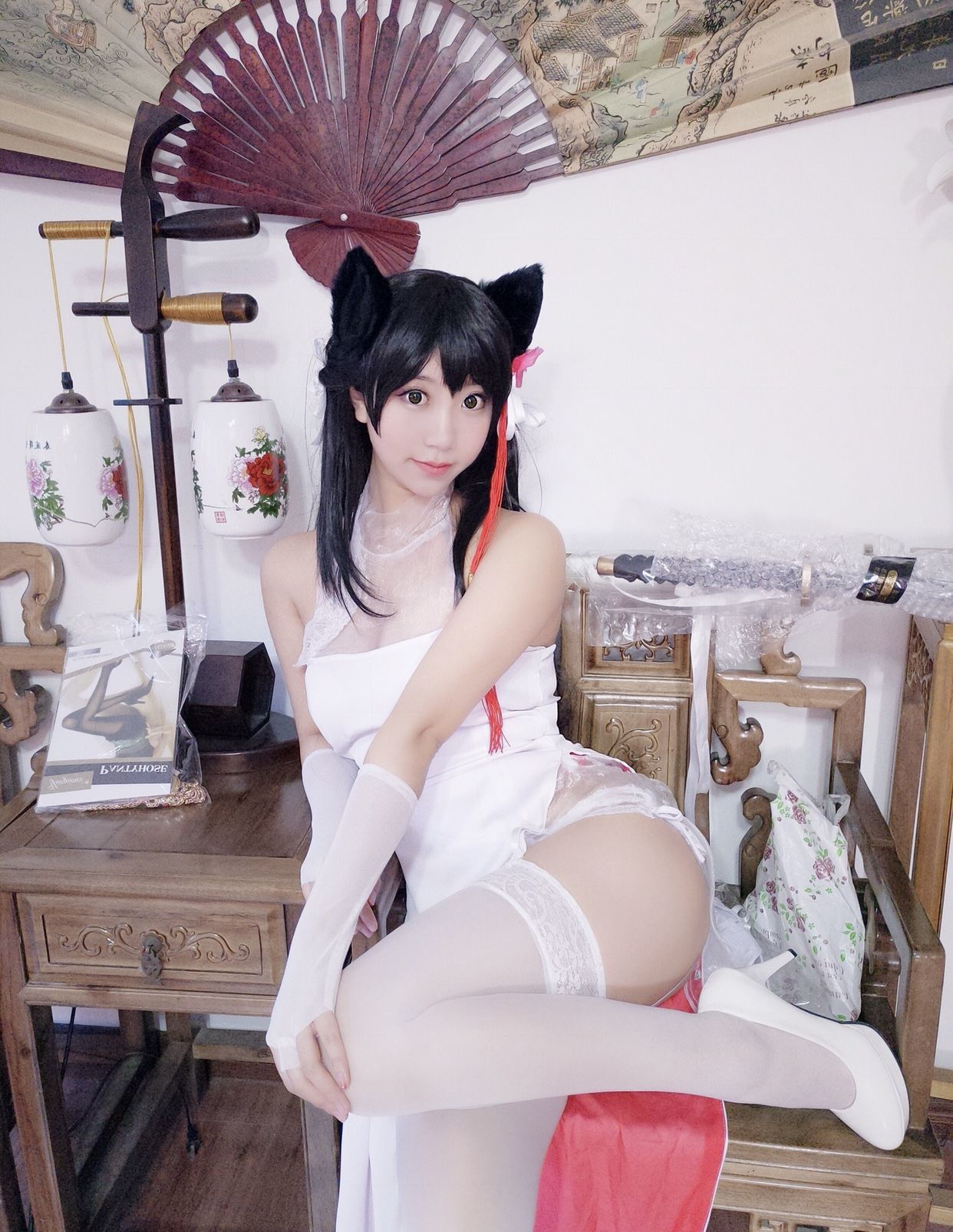 [萝莉COS] 黑川 - 獒犬旗袍