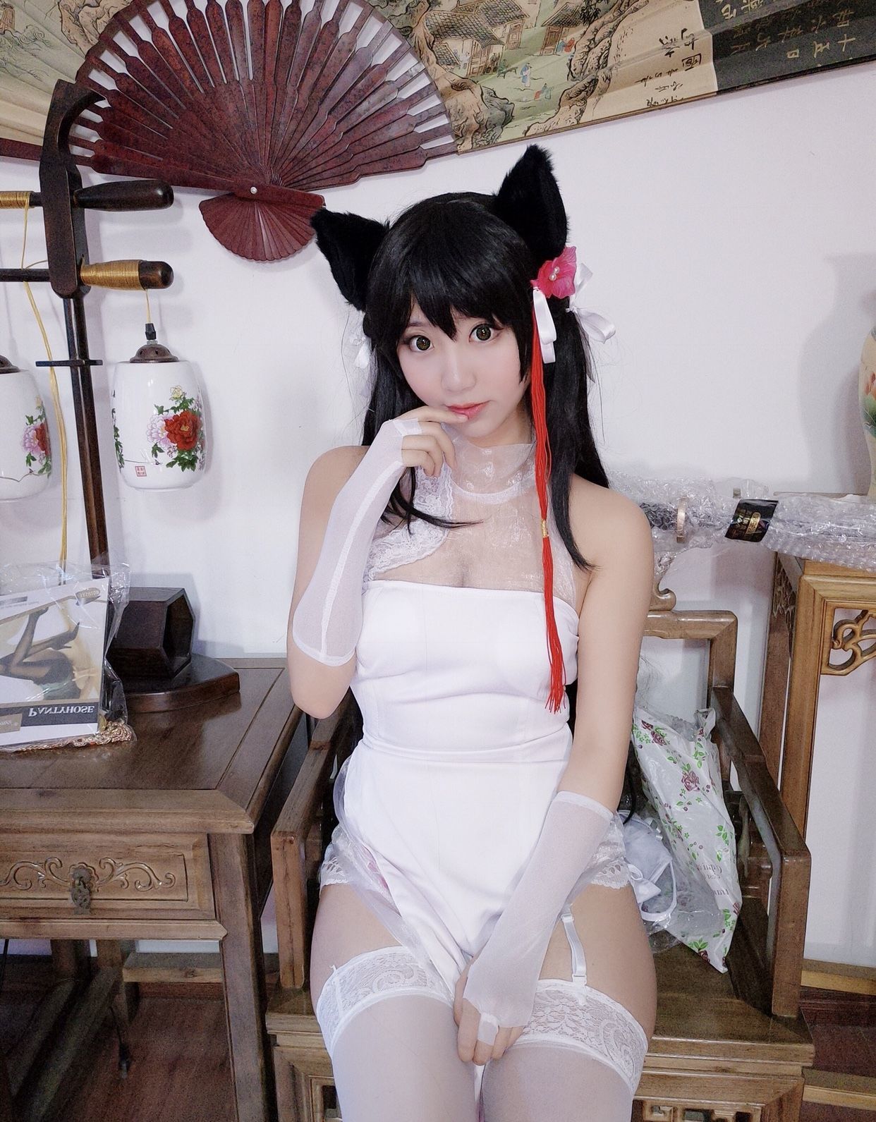 [萝莉COS] 黑川 - 獒犬旗袍