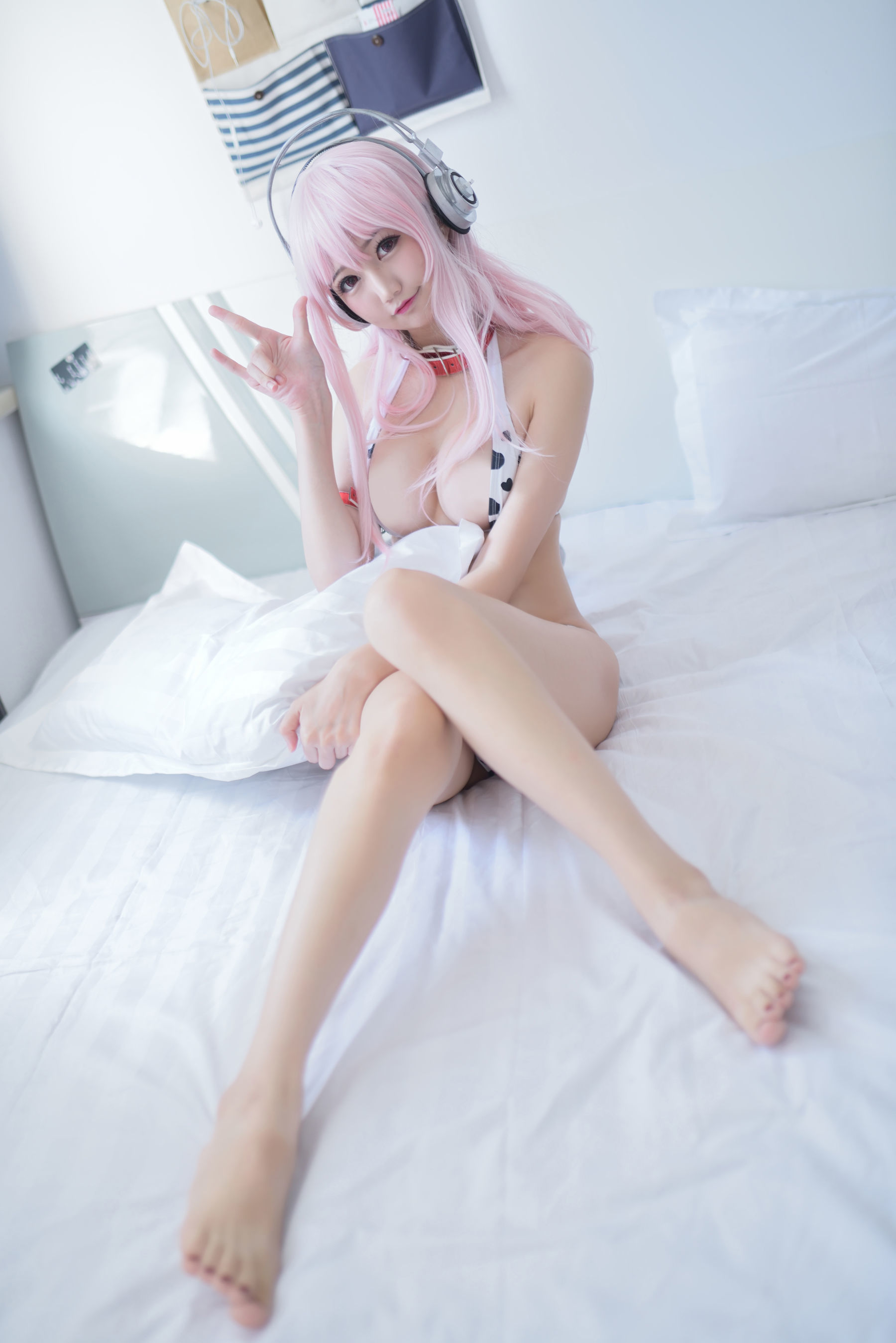 [萝莉COS] NAGISA魔物喵 Super Sonico 索尼子