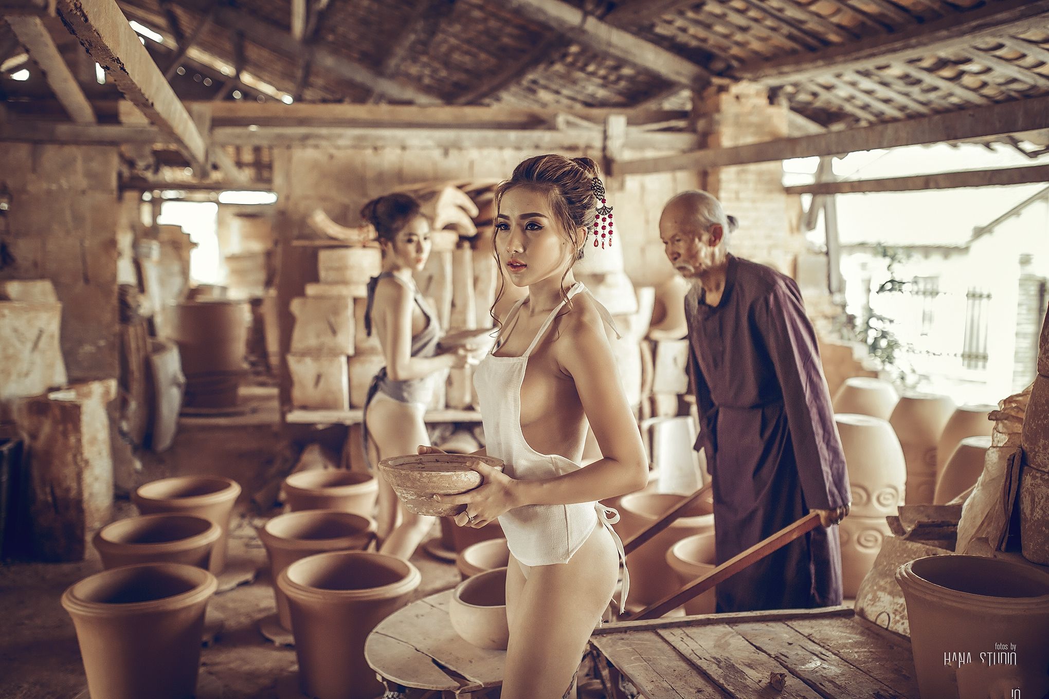 [越南美女] Thuy Nga Pham 越南陶瓷村性感