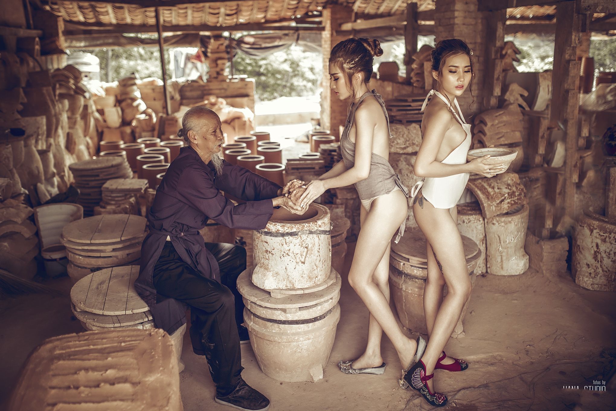 [越南美女] Thuy Nga Pham 越南陶瓷村性感