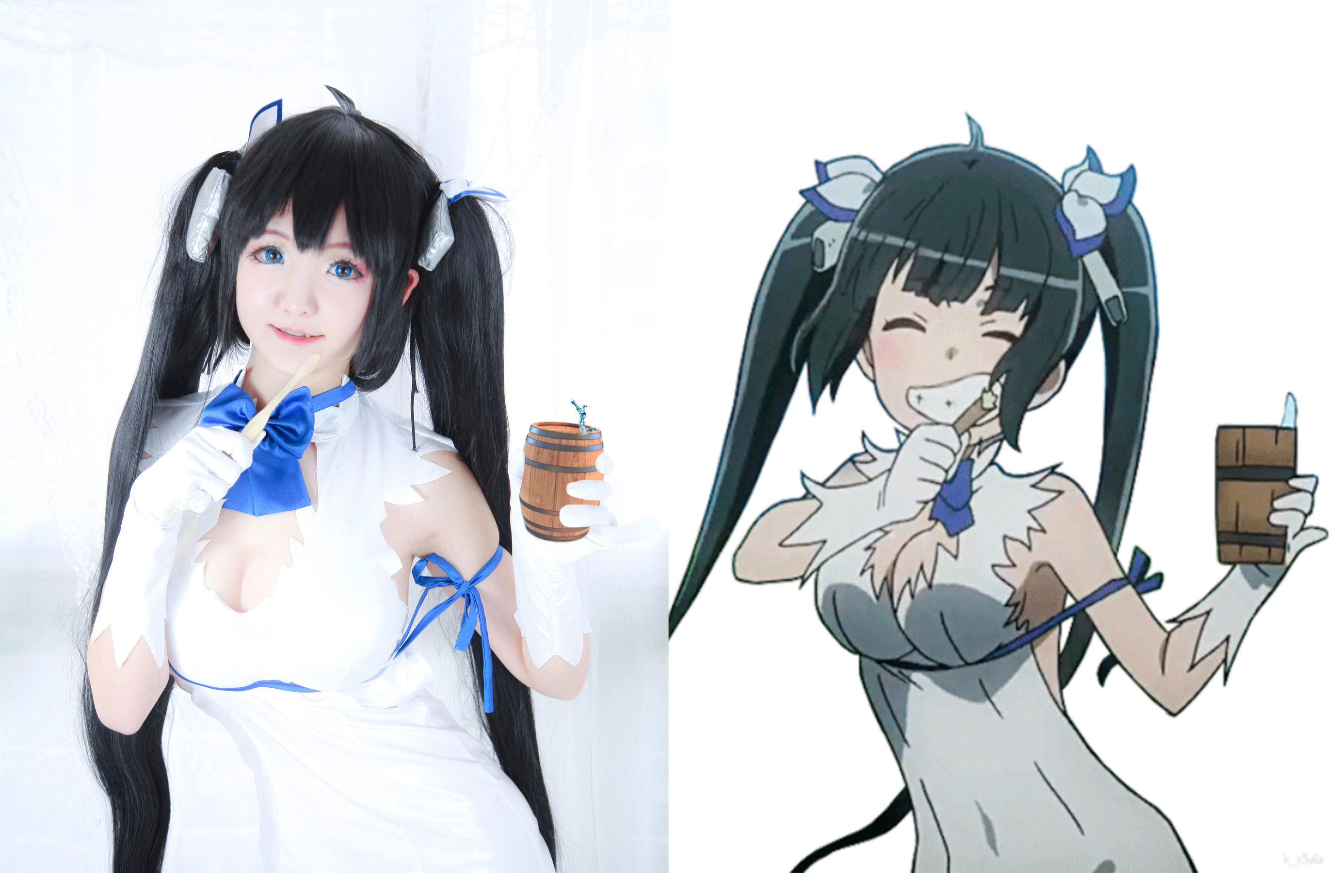 [萝莉COS] 一小央泽 - 赫提亚斯+黑兔+私摄