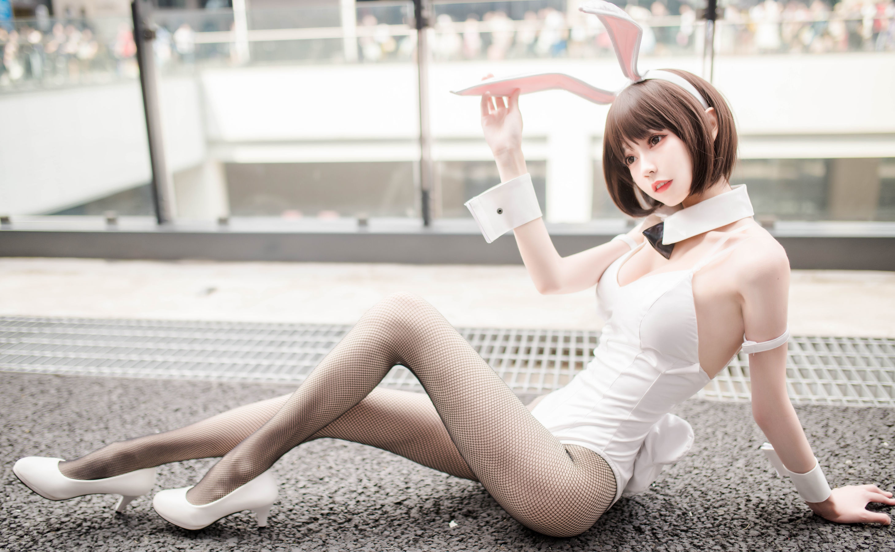 [萝莉COS] 小妖精你的负卿 - 圣人惠兔女郎
