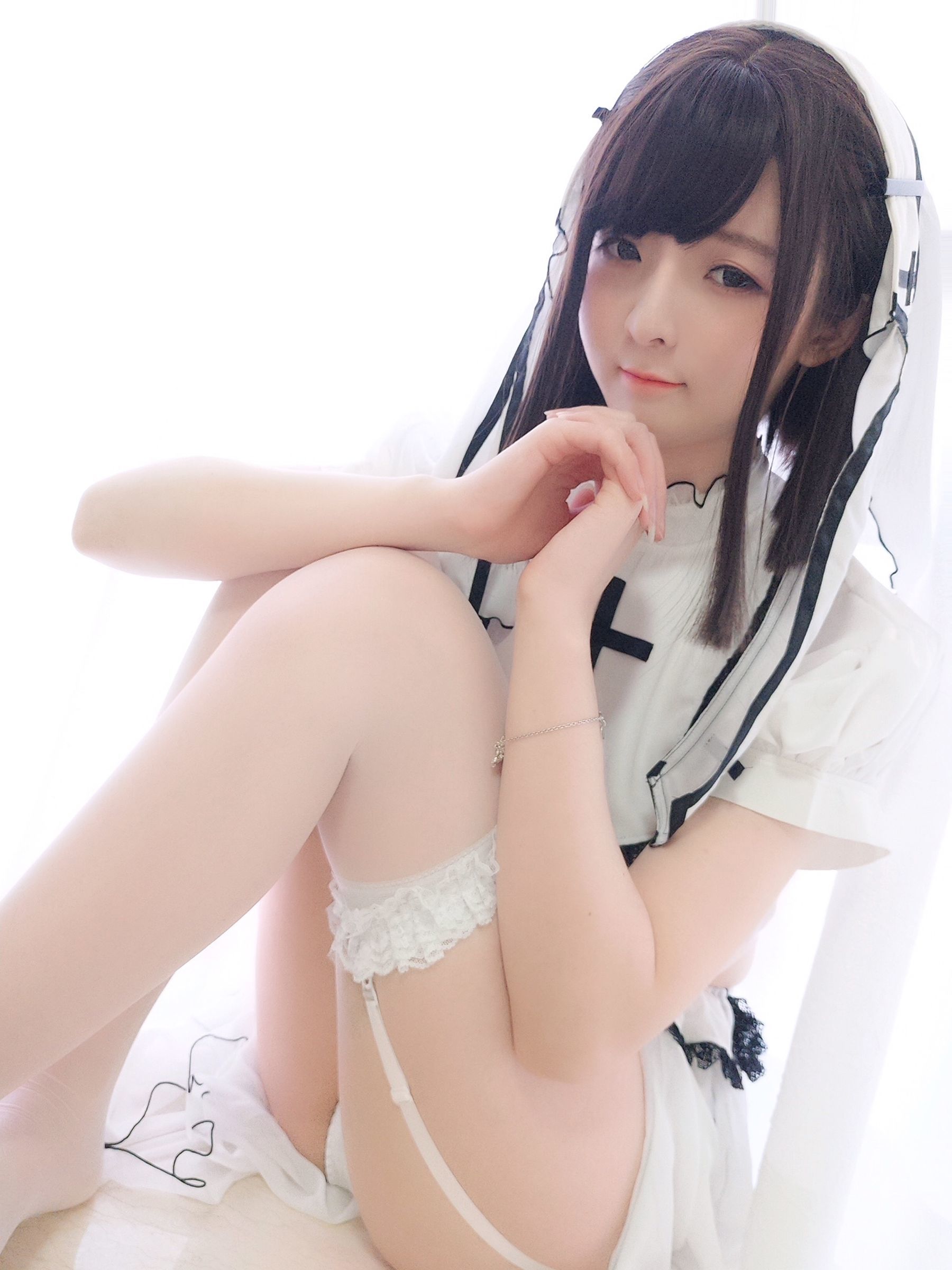 [萝莉COS] 一小央泽 - 白修女