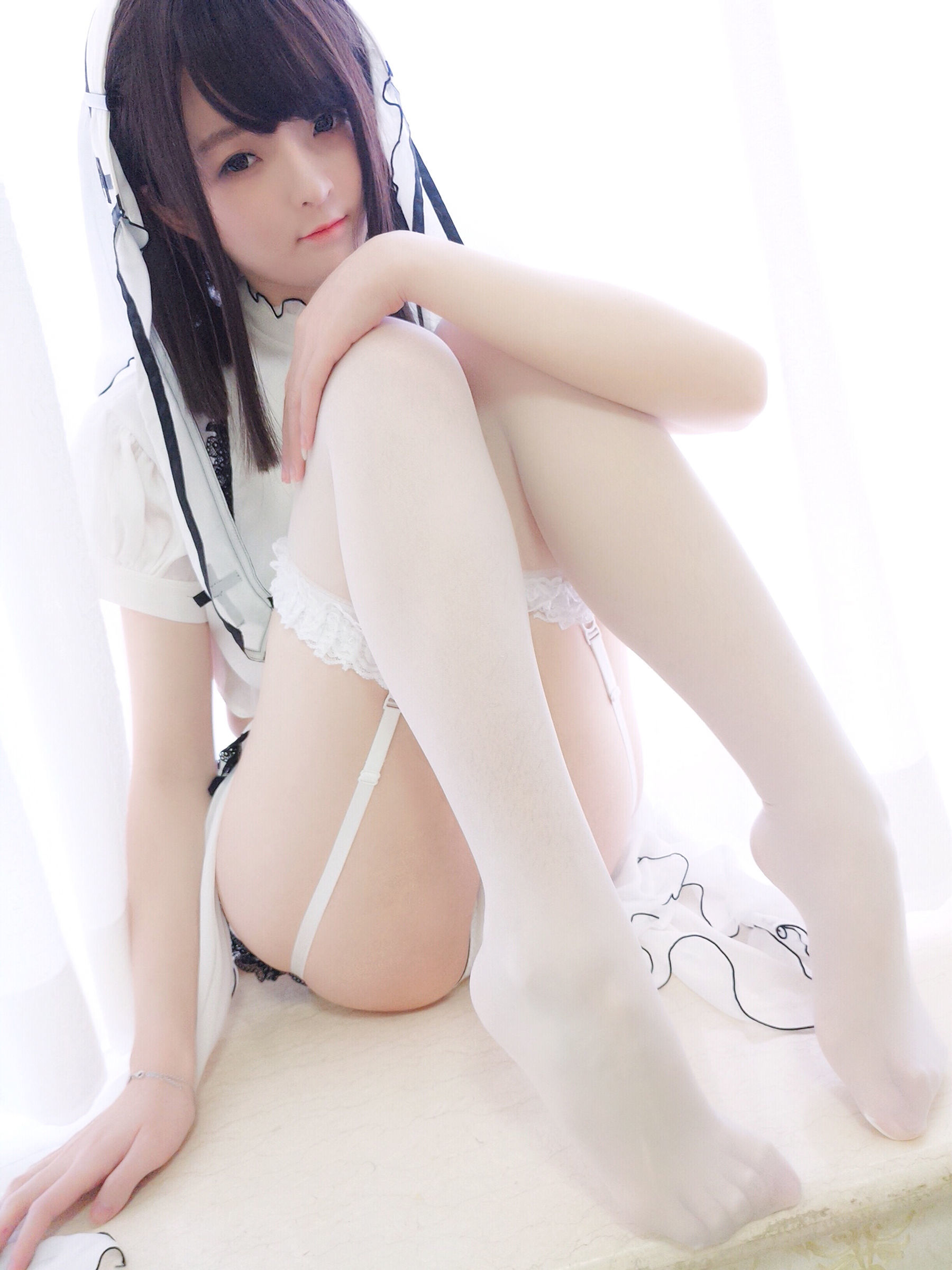 [萝莉COS] 一小央泽 - 白修女