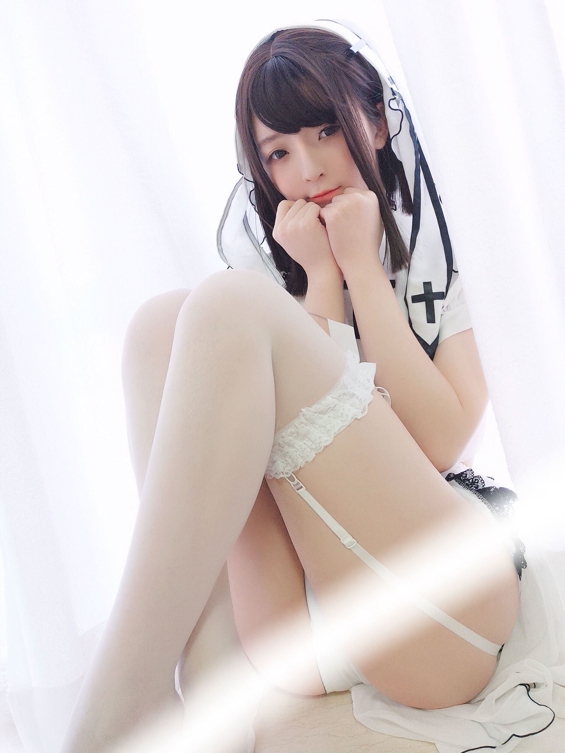 [萝莉COS] 一小央泽 - 白修女