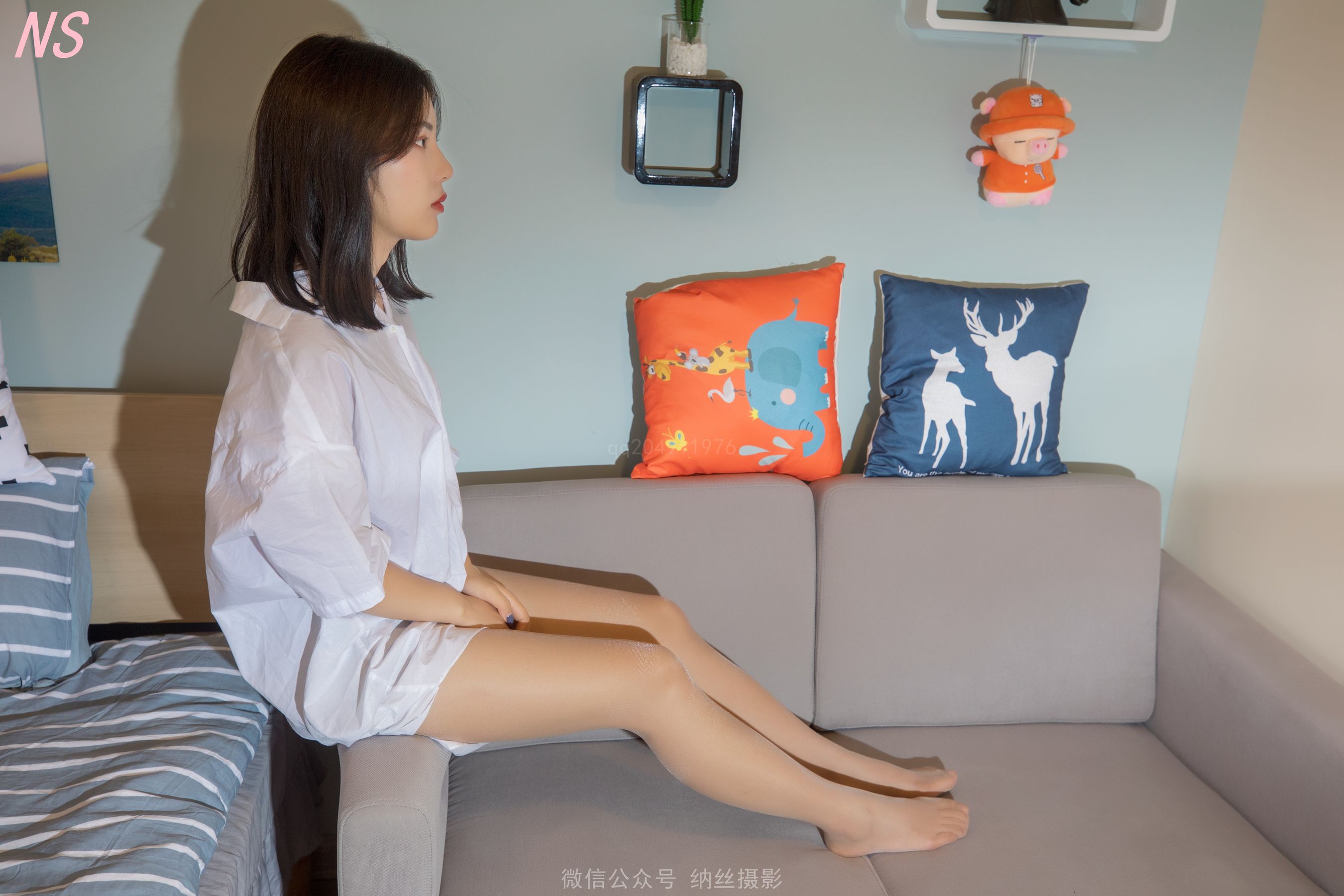 [纳丝摄影]  含玉 丝袜闺房