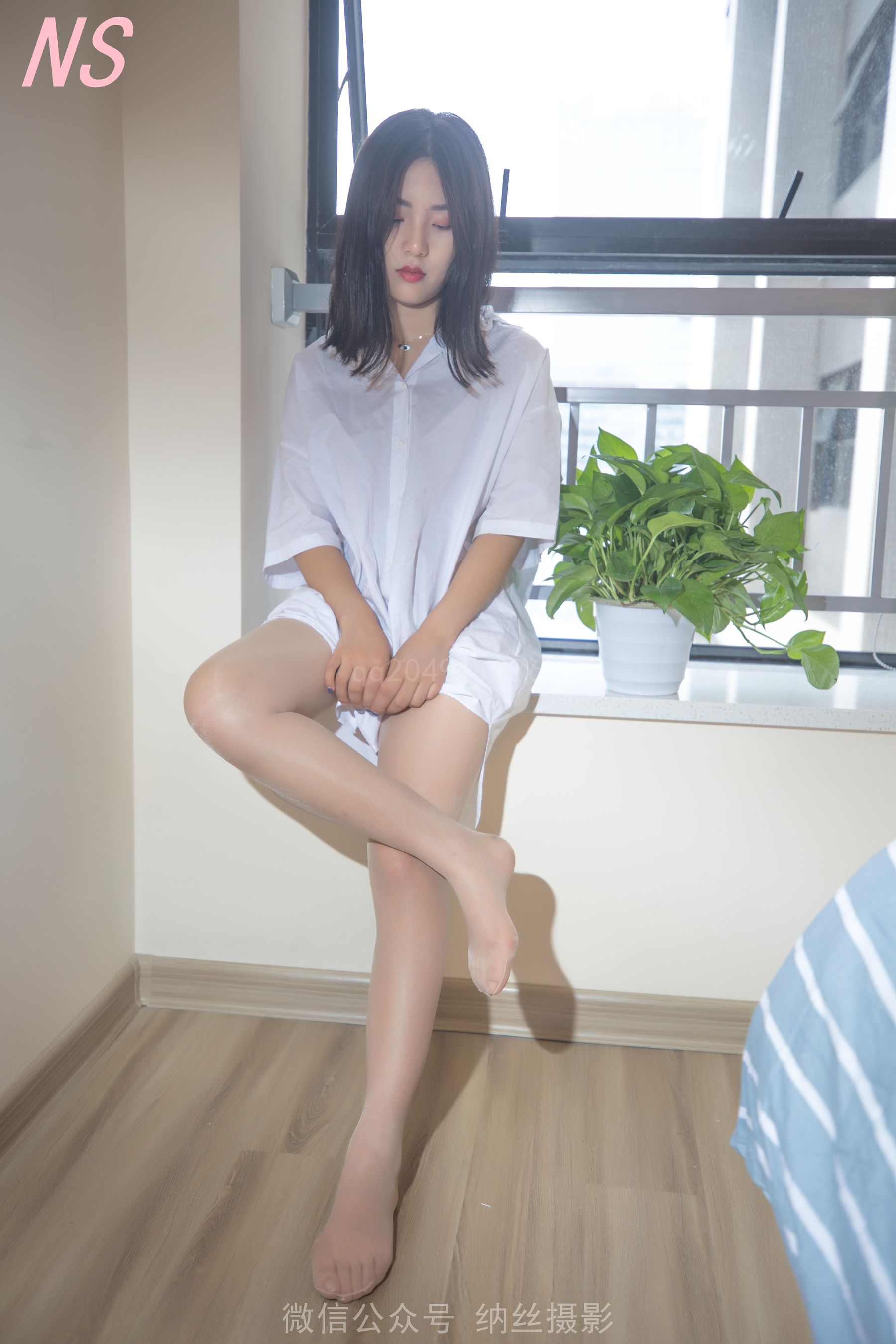 [纳丝摄影]  含玉 丝袜闺房
