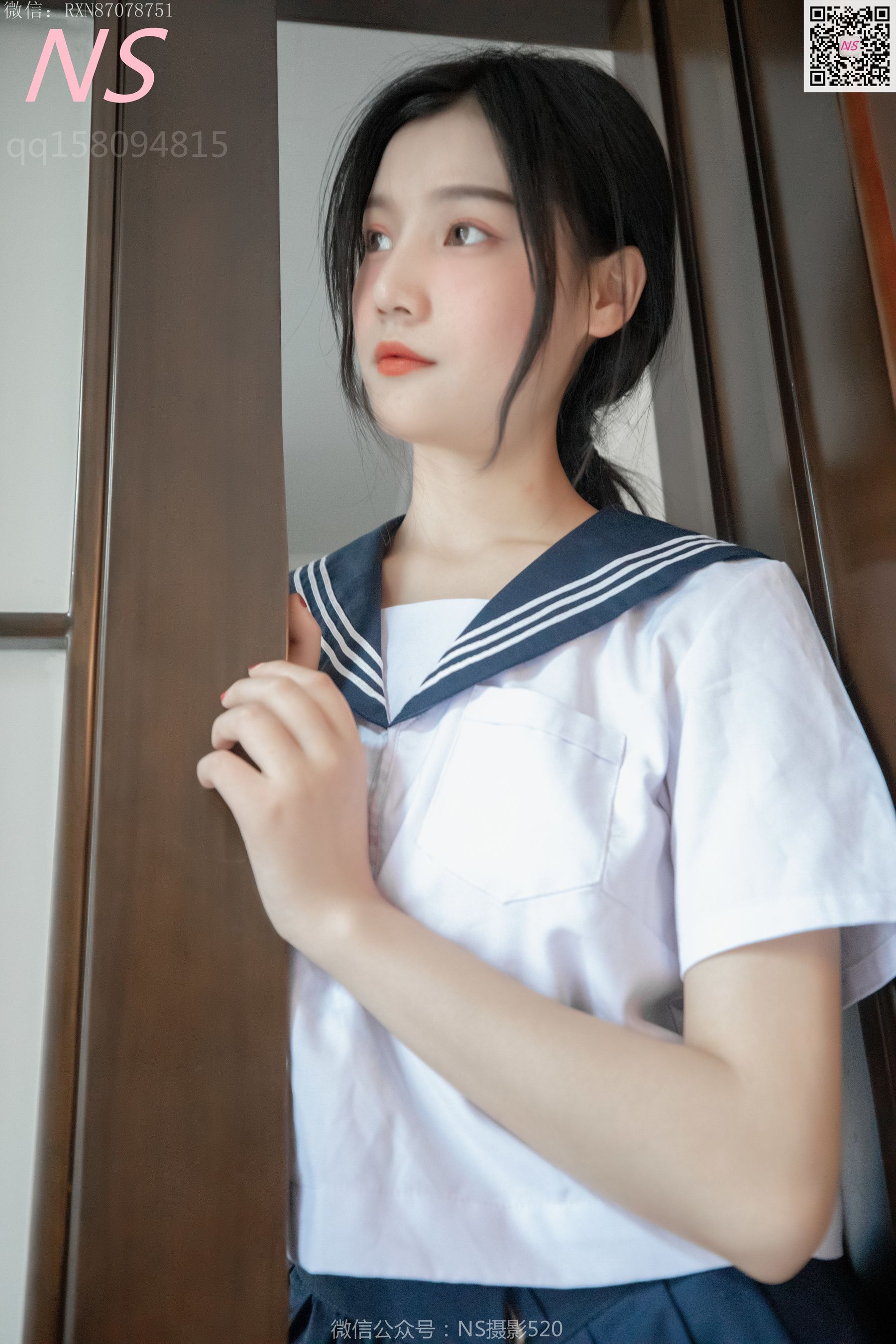 [纳丝摄影]  子涵 黑色丝袜的家居生活