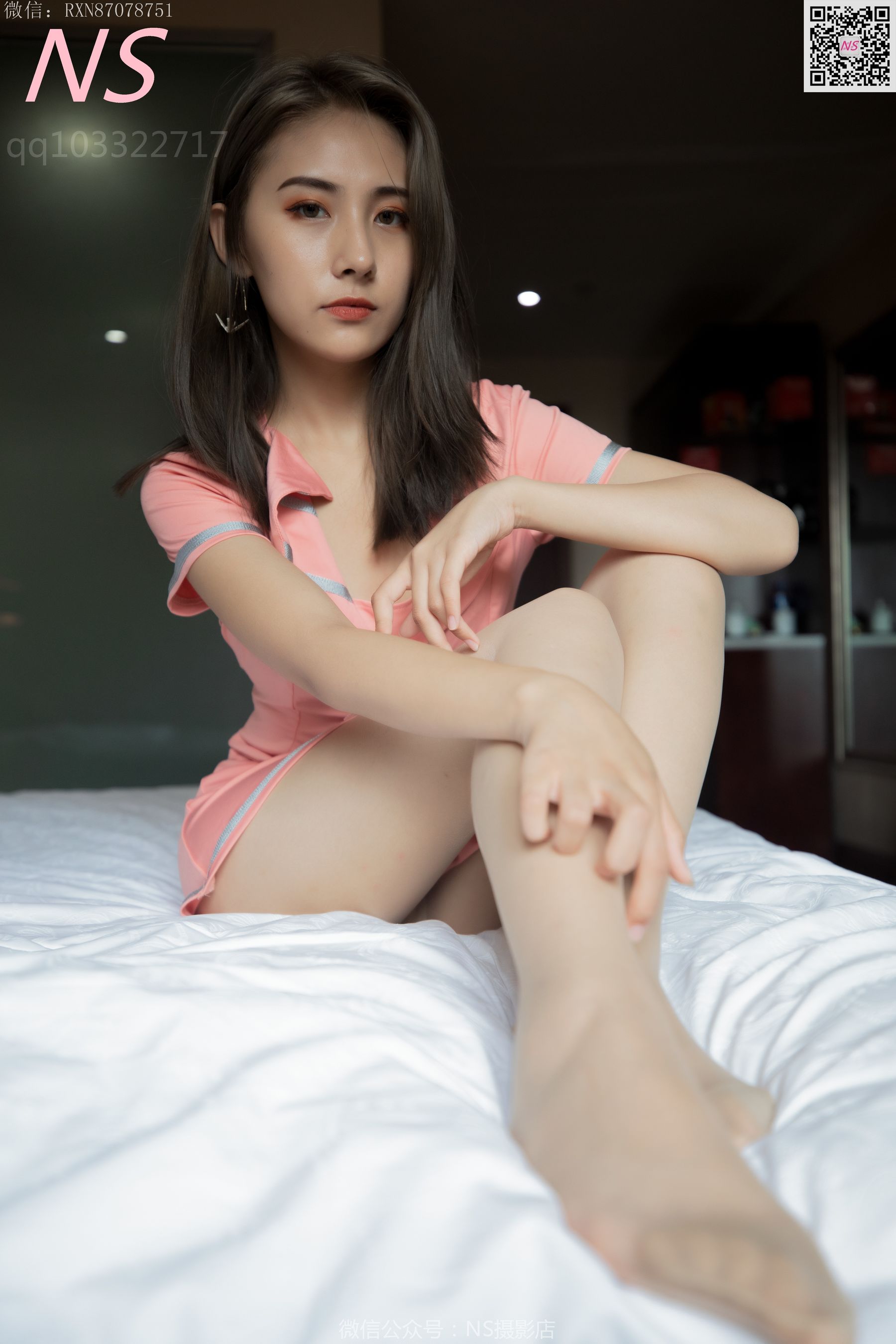 [纳丝摄影]  小允儿 明星脸丝袜美腿