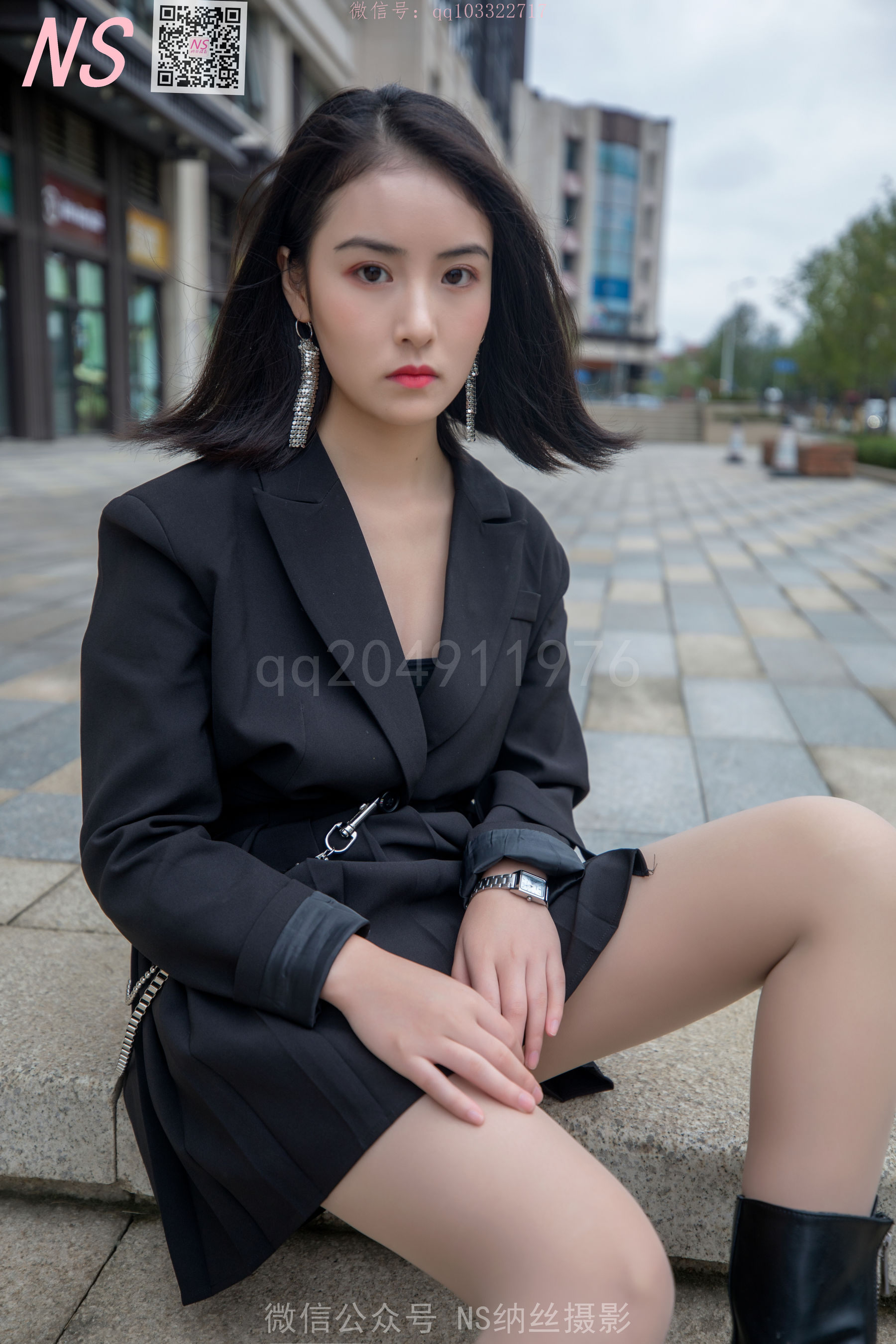 [纳丝摄影]  忆霜 特殊的美妙长靴丝袜