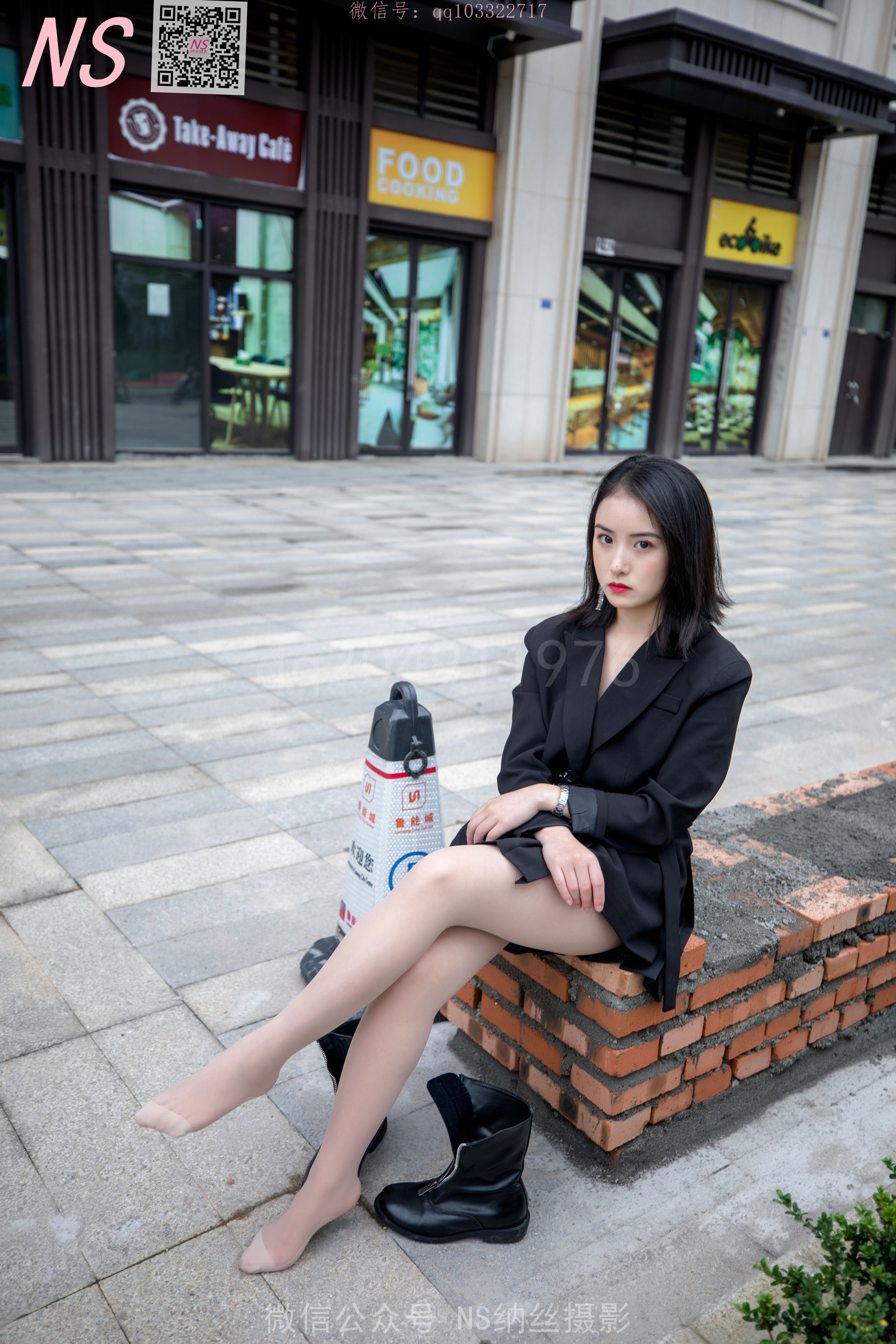 [纳丝摄影]  忆霜 特殊的美妙长靴丝袜