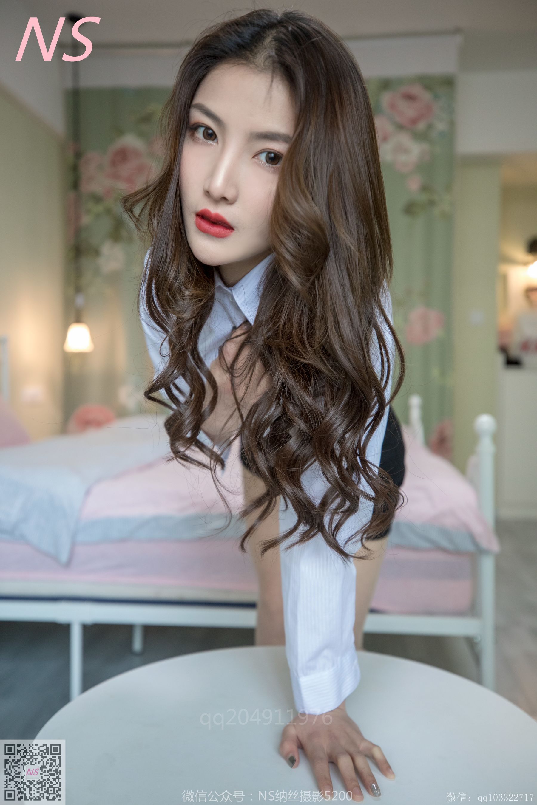 [纳丝摄影]  快手主播楠希 OL装