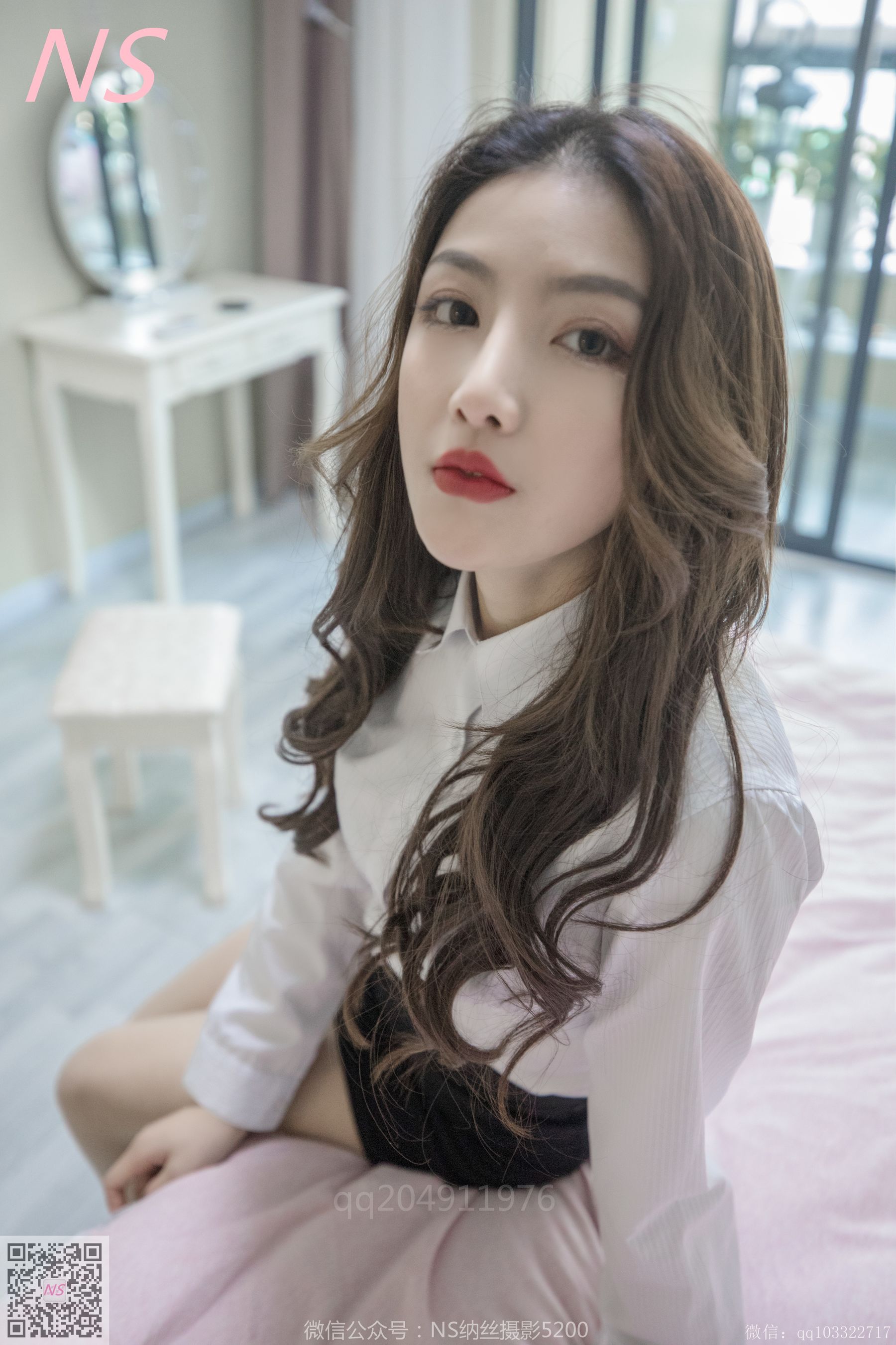 [纳丝摄影]  快手主播楠希 OL装