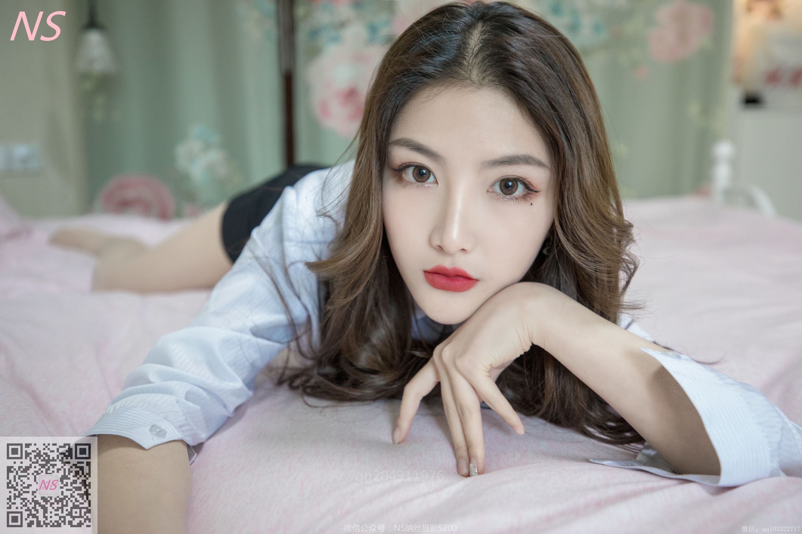 [纳丝摄影]  快手主播楠希 OL装
