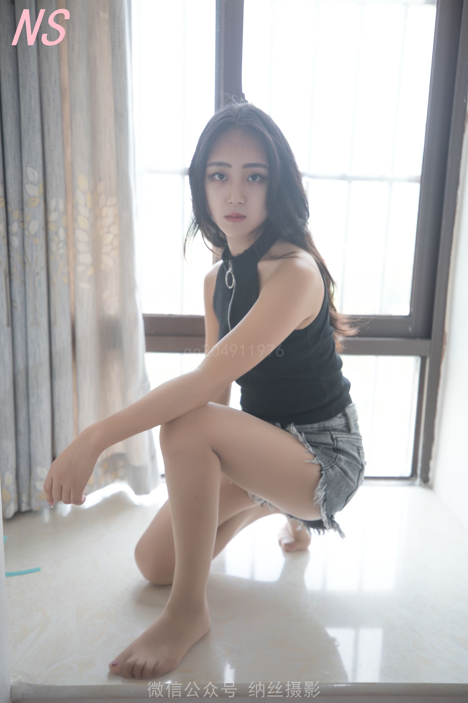[纳丝摄影]  李希儿 无缝丝袜