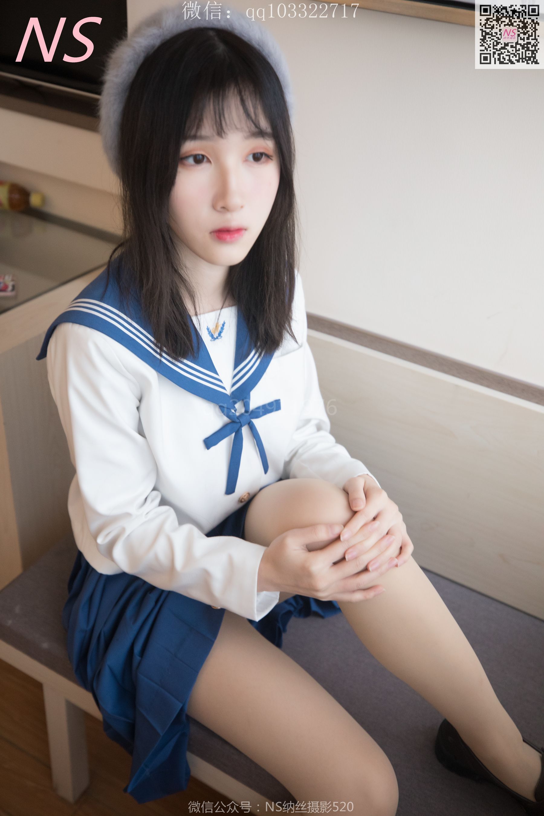 [纳丝摄影]  楚楚 楚楚动人的丝袜少女
