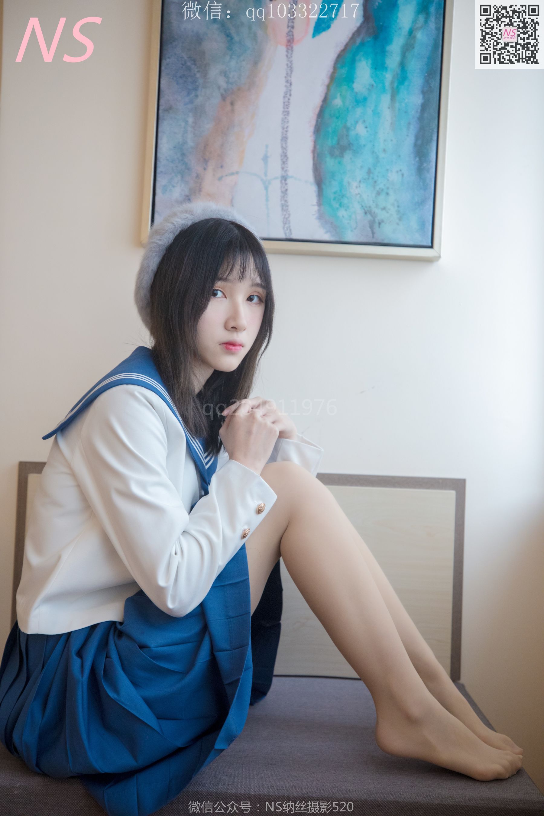 [纳丝摄影]  楚楚 楚楚动人的丝袜少女