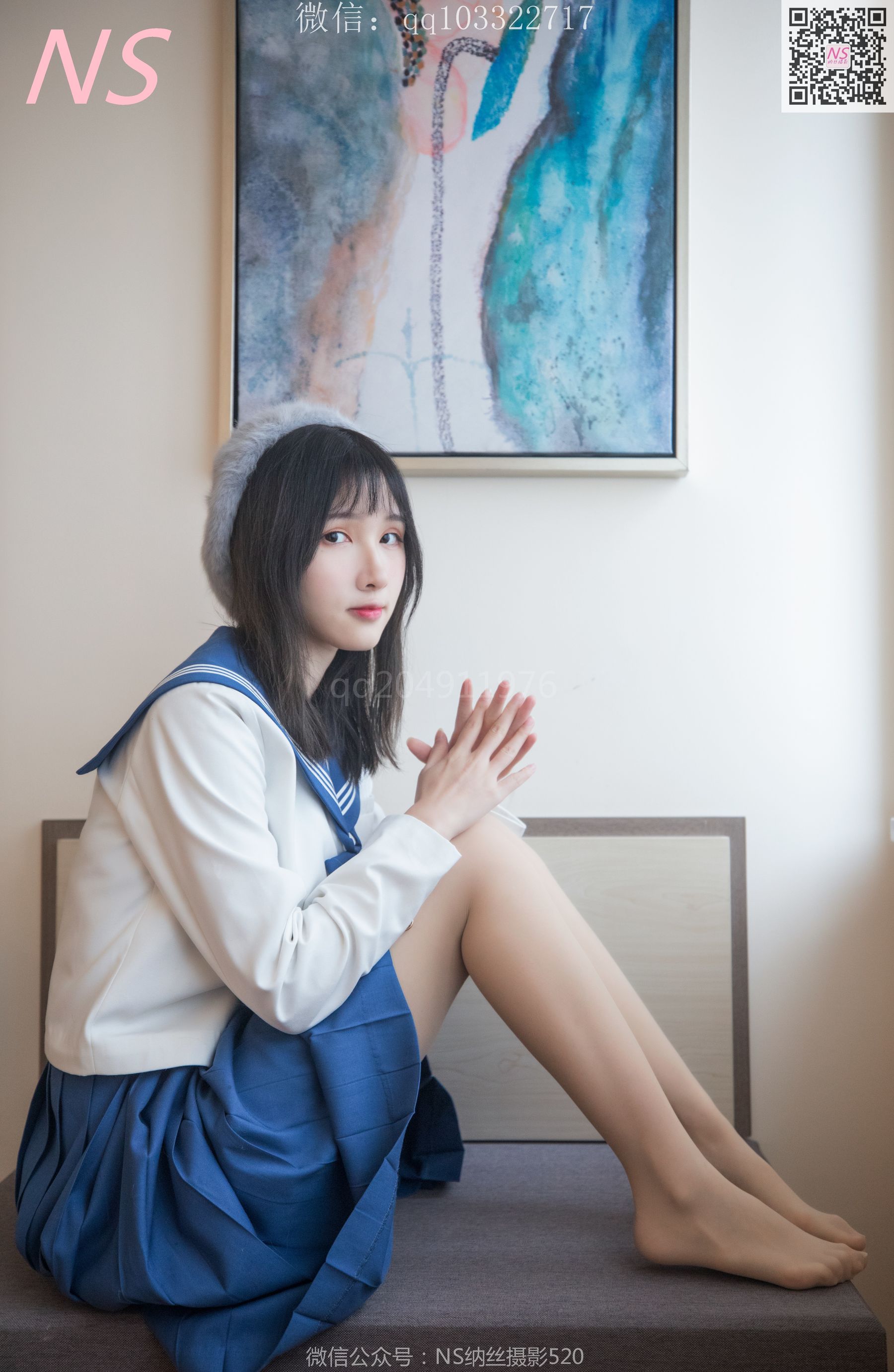 [纳丝摄影]  楚楚 楚楚动人的丝袜少女