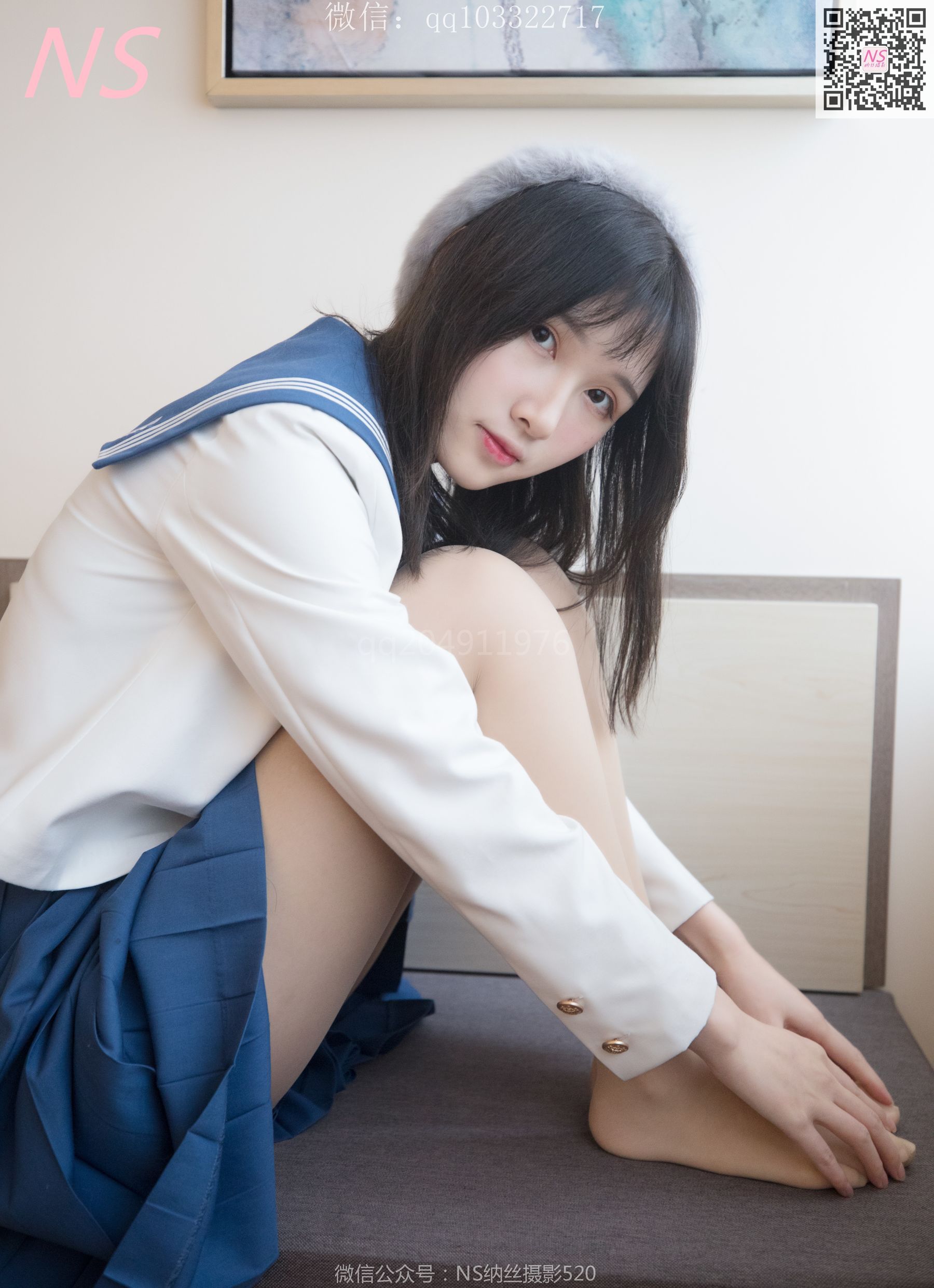 [纳丝摄影]  楚楚 楚楚动人的丝袜少女