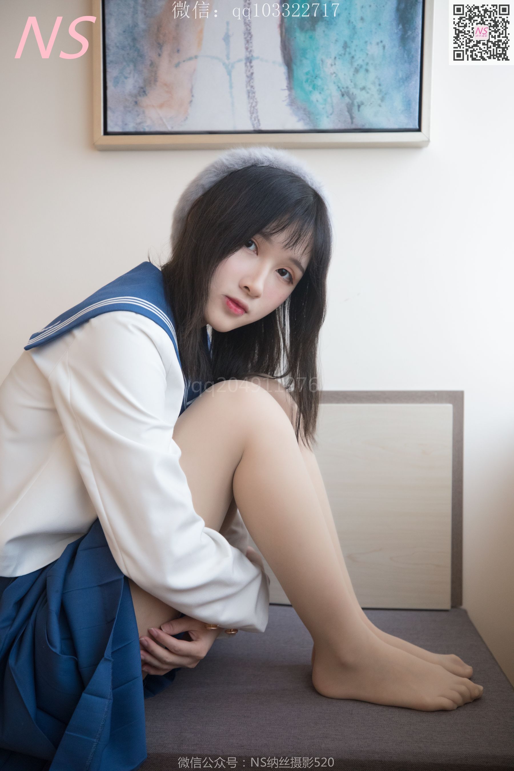 [纳丝摄影]  楚楚 楚楚动人的丝袜少女