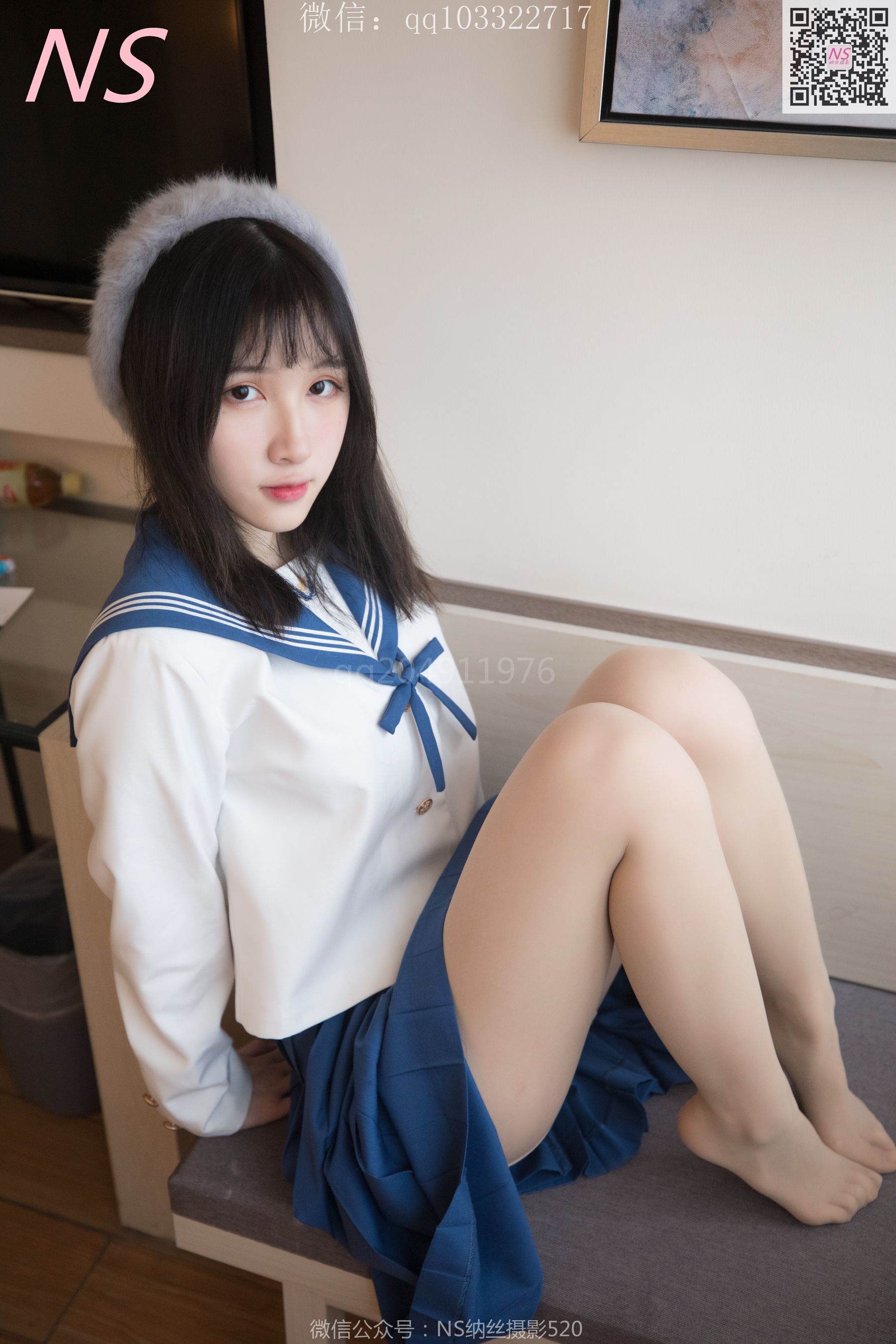 [纳丝摄影]  楚楚 楚楚动人的丝袜少女