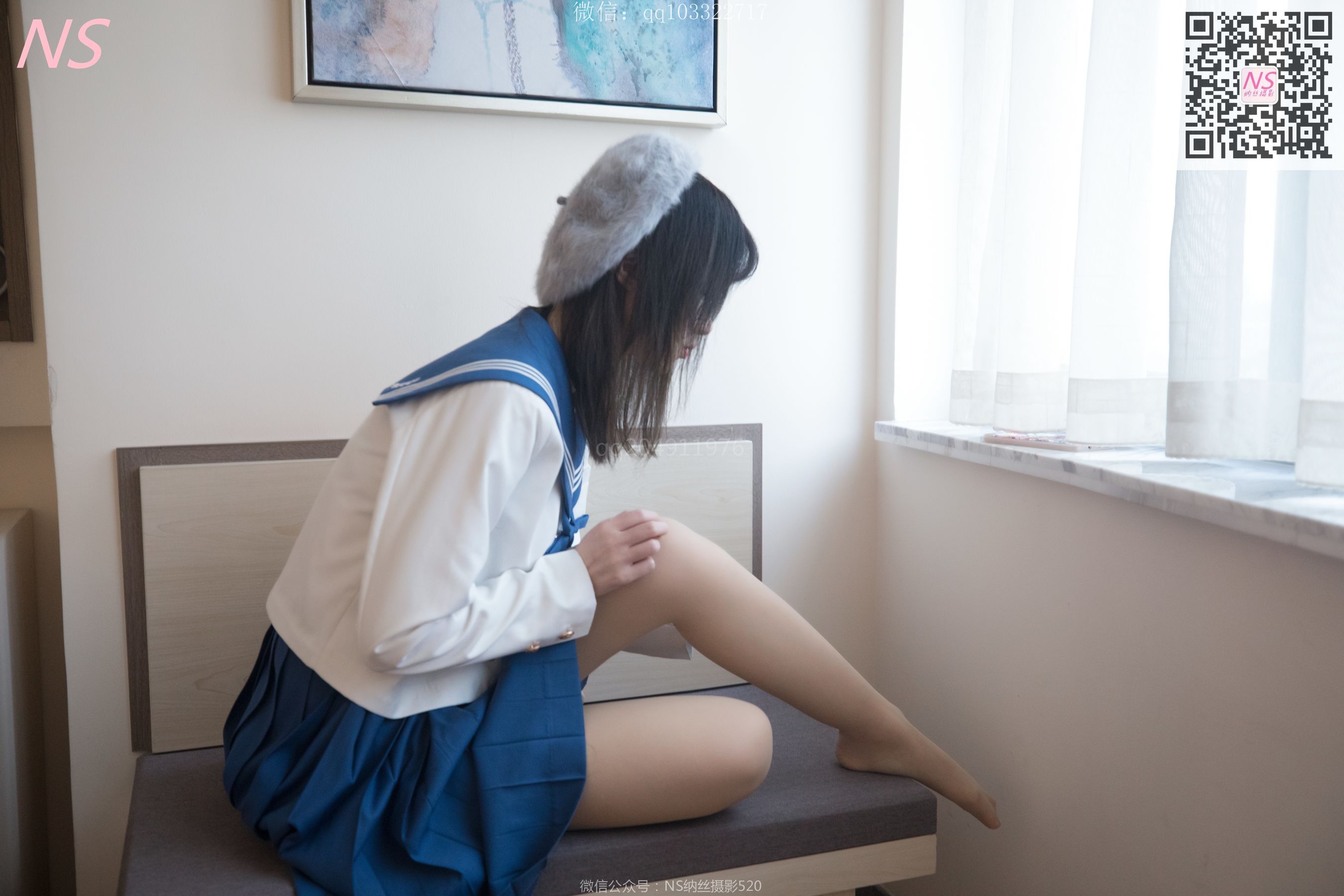 [纳丝摄影]  楚楚 楚楚动人的丝袜少女