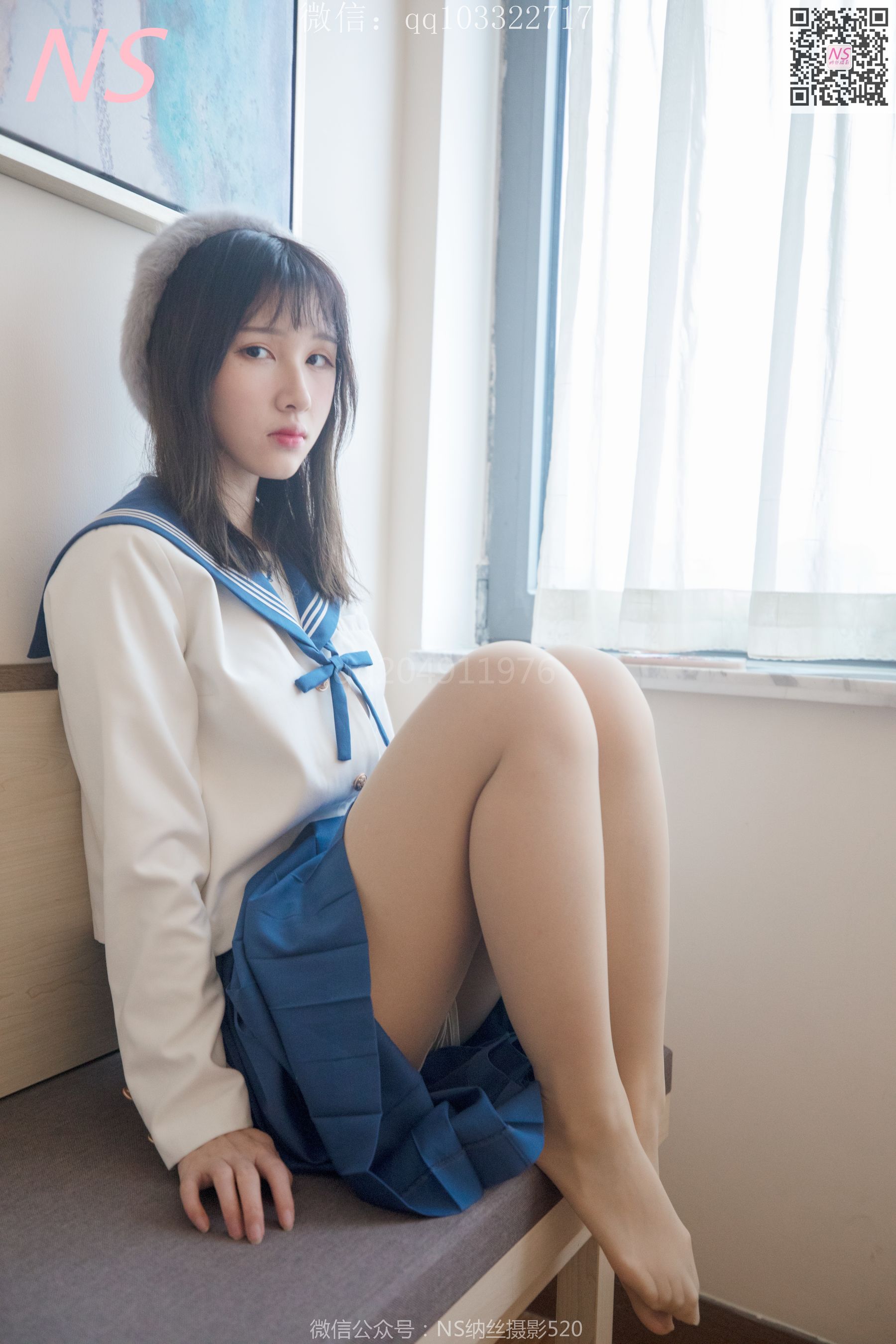 [纳丝摄影]  楚楚 楚楚动人的丝袜少女
