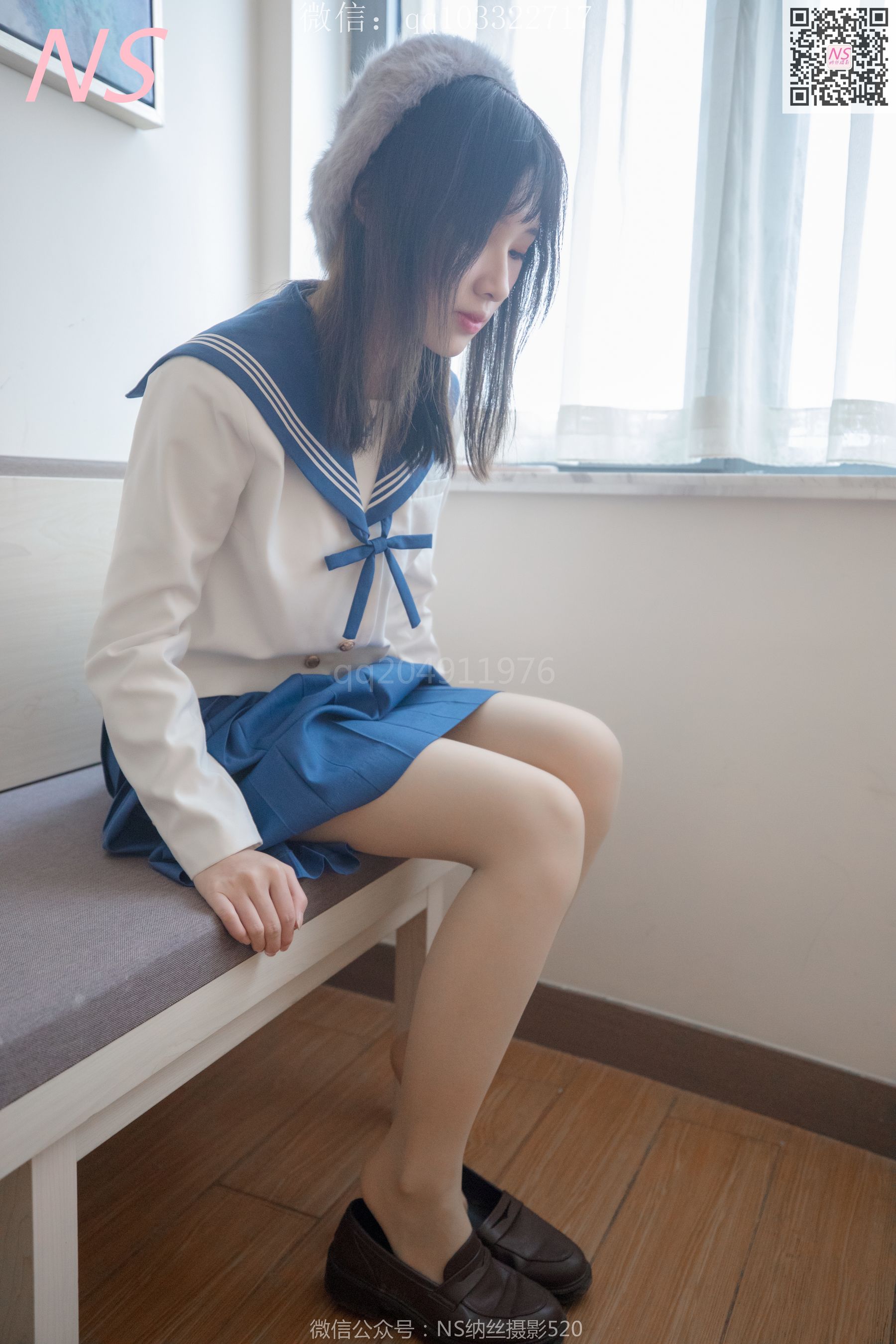 [纳丝摄影]  楚楚 楚楚动人的丝袜少女