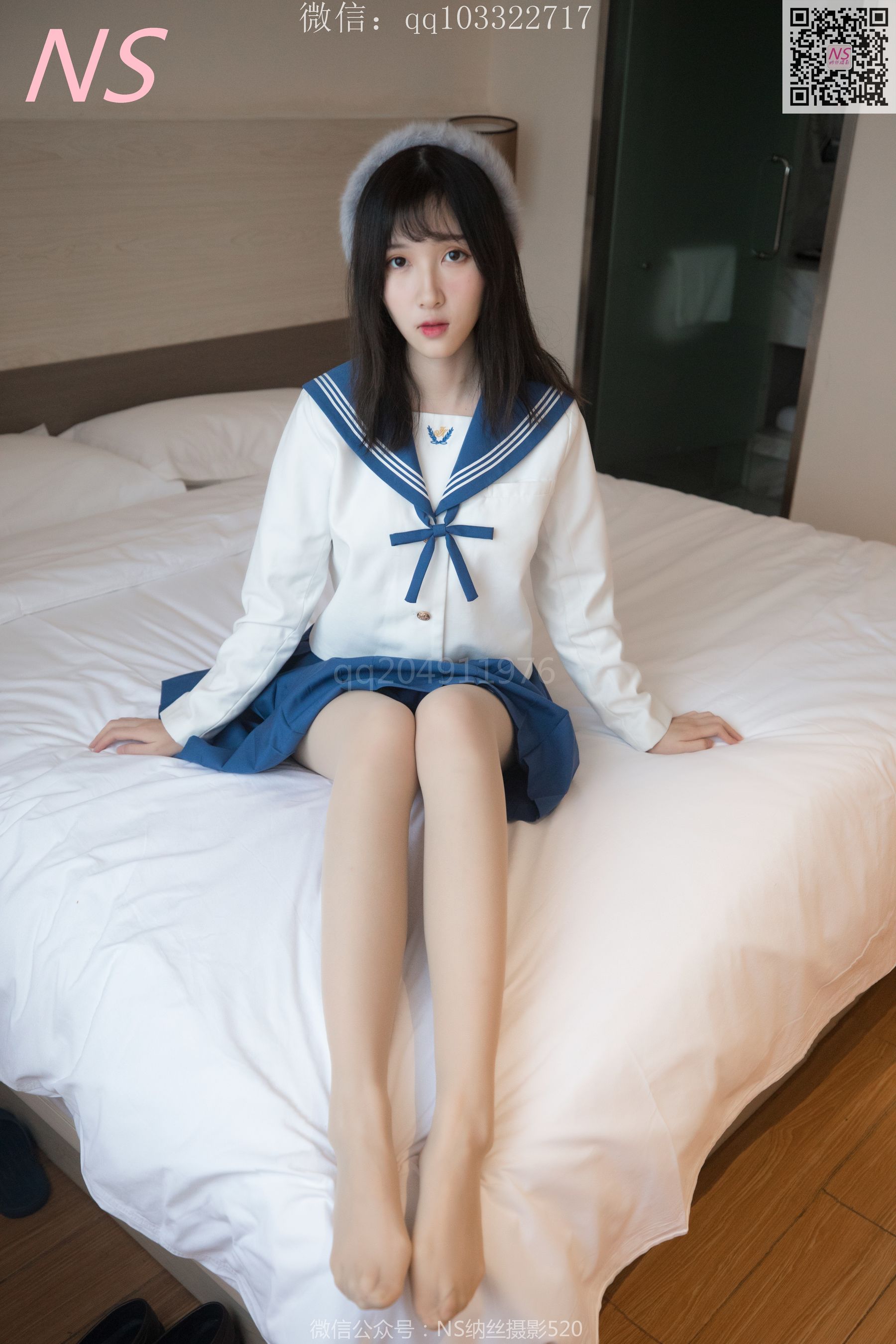[纳丝摄影]  楚楚 楚楚动人的丝袜少女