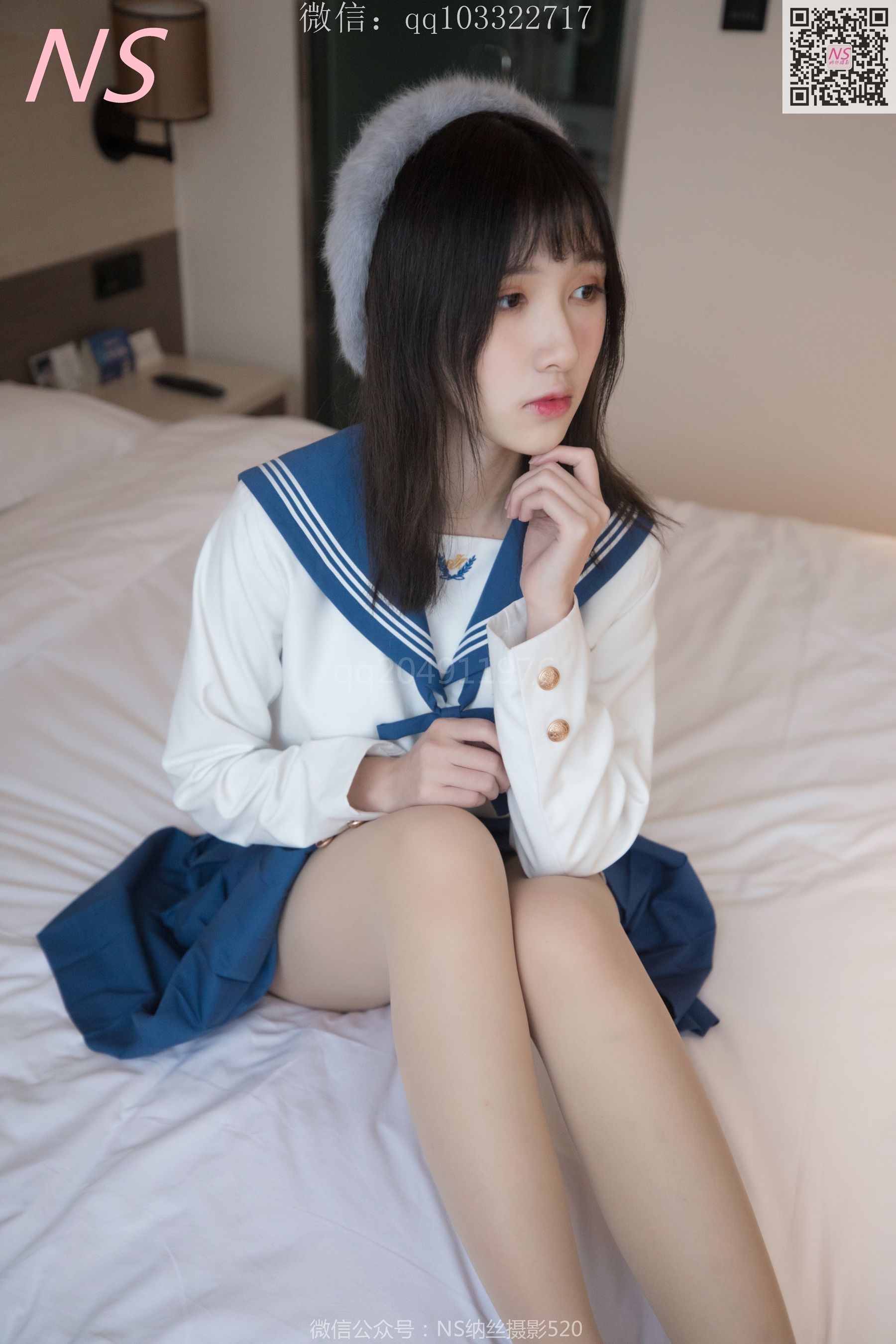 [纳丝摄影]  楚楚 楚楚动人的丝袜少女