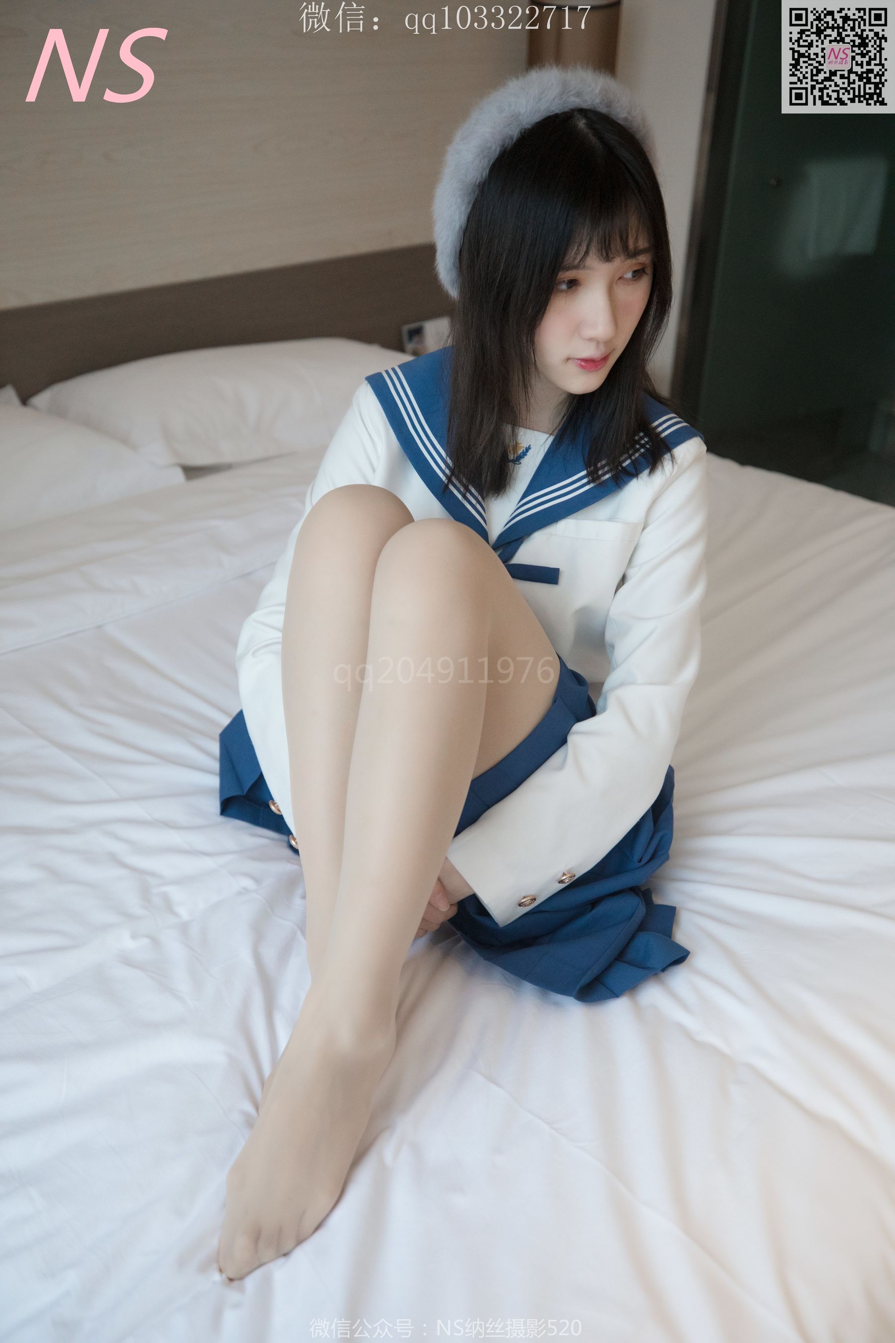 [纳丝摄影]  楚楚 楚楚动人的丝袜少女