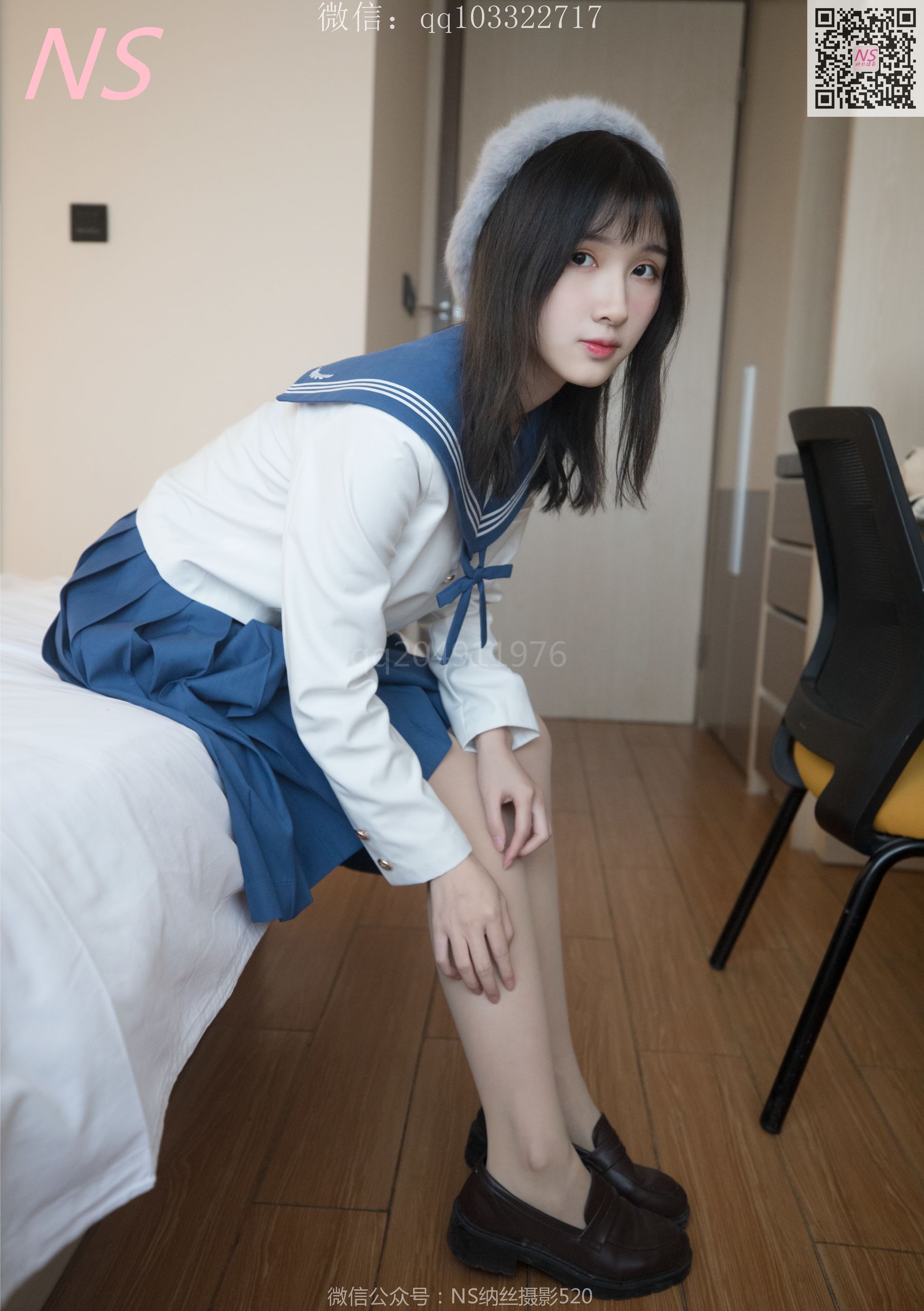 [纳丝摄影]  楚楚 楚楚动人的丝袜少女