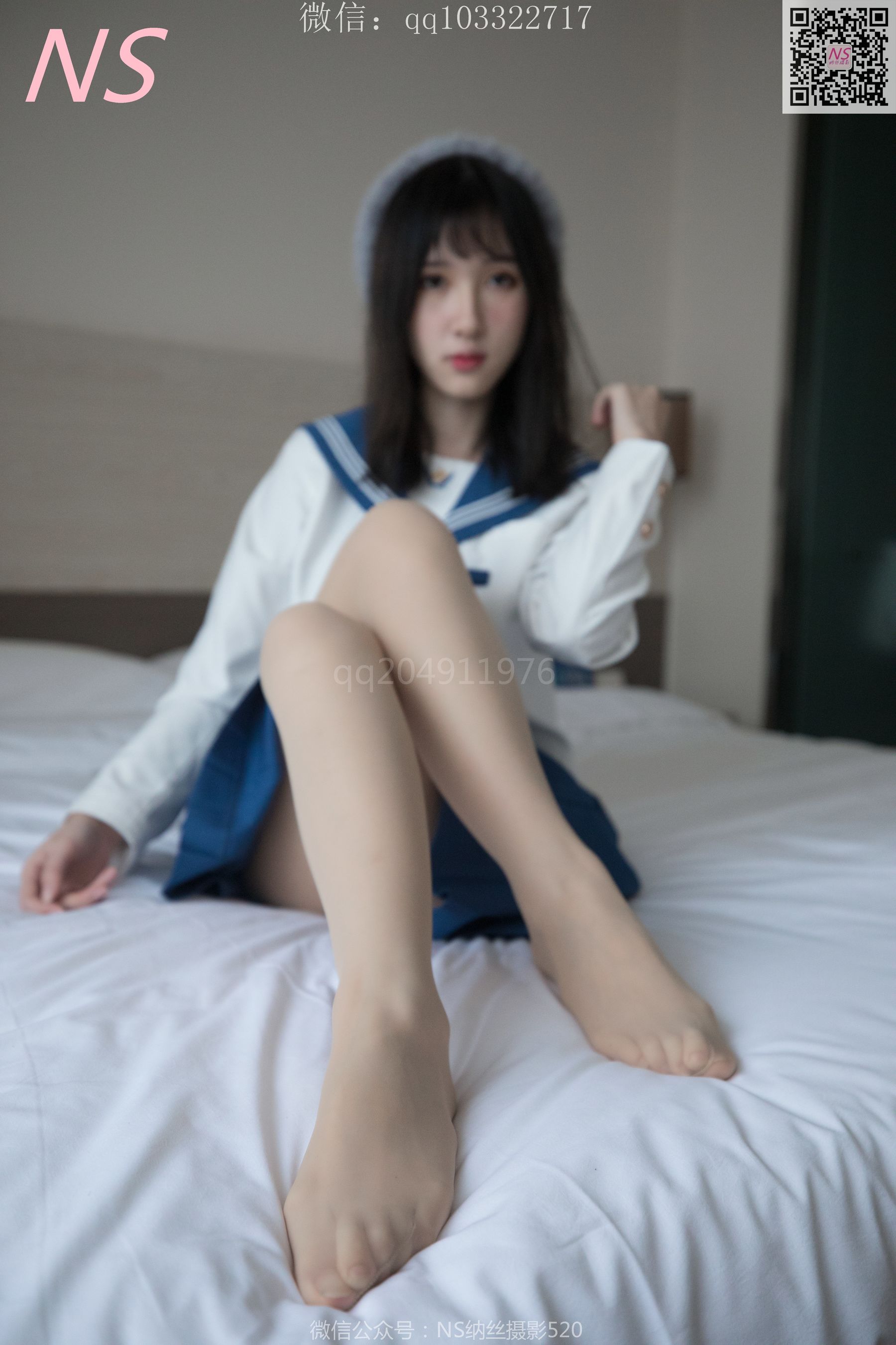 [纳丝摄影]  楚楚 楚楚动人的丝袜少女