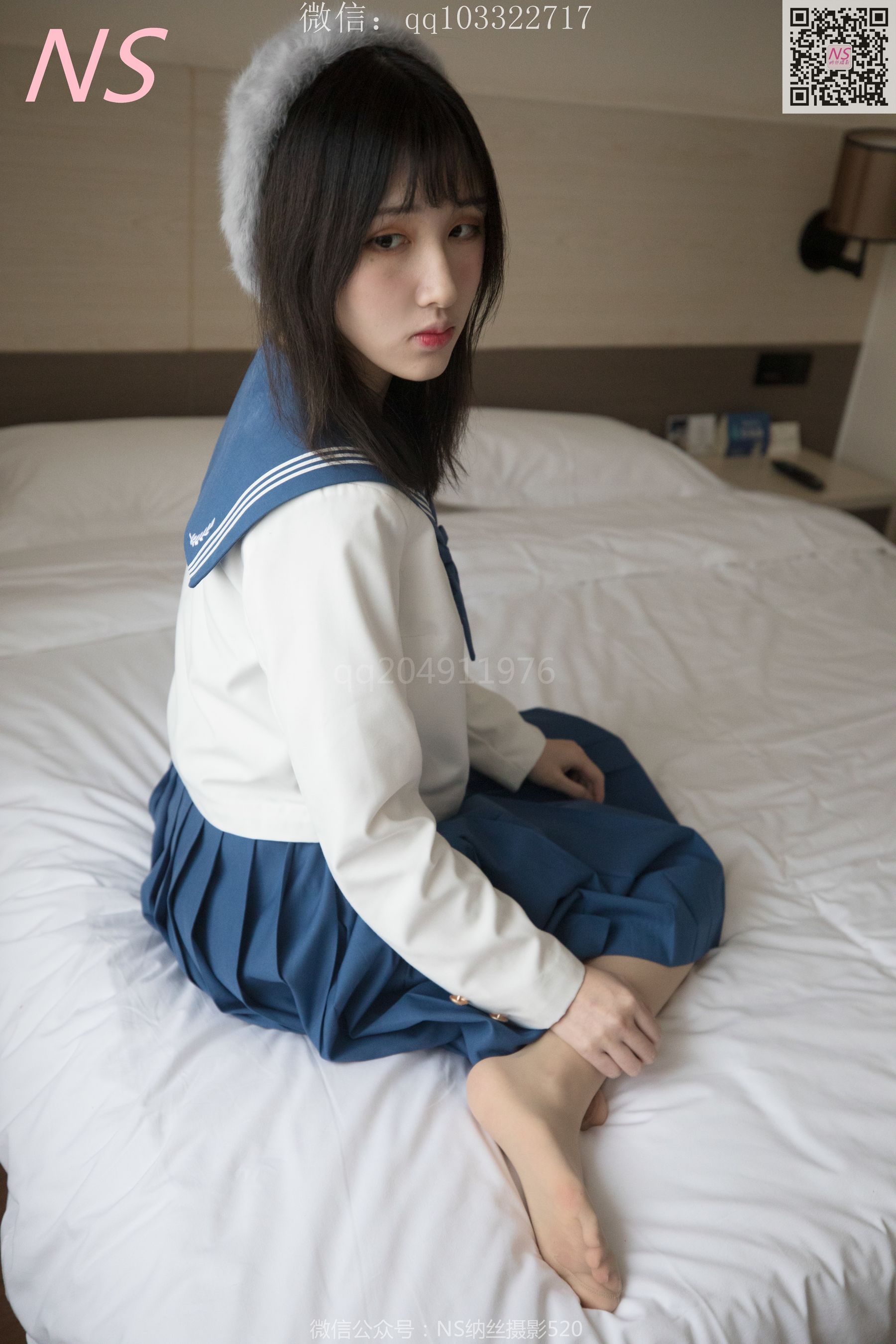 [纳丝摄影]  楚楚 楚楚动人的丝袜少女