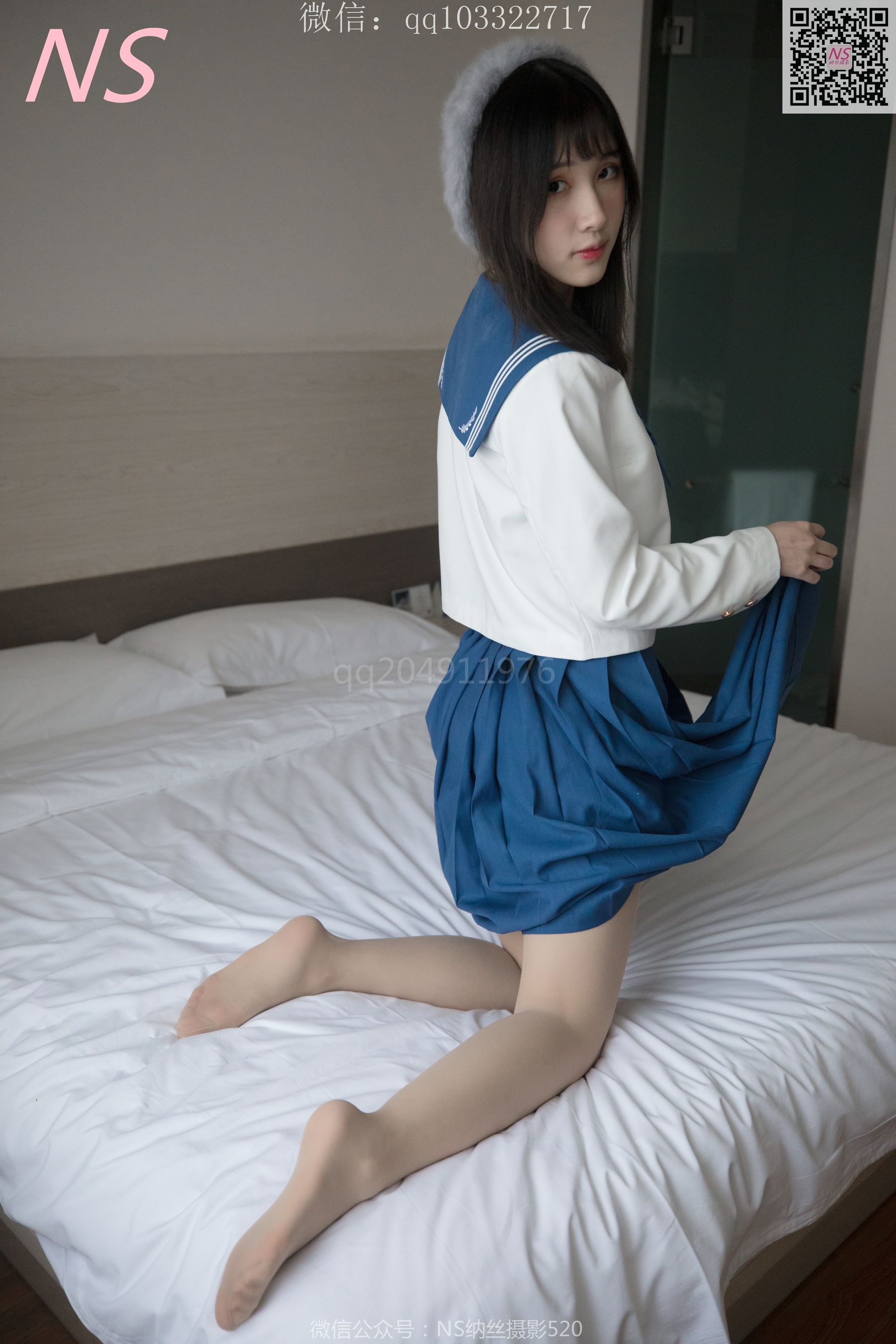 [纳丝摄影]  楚楚 楚楚动人的丝袜少女