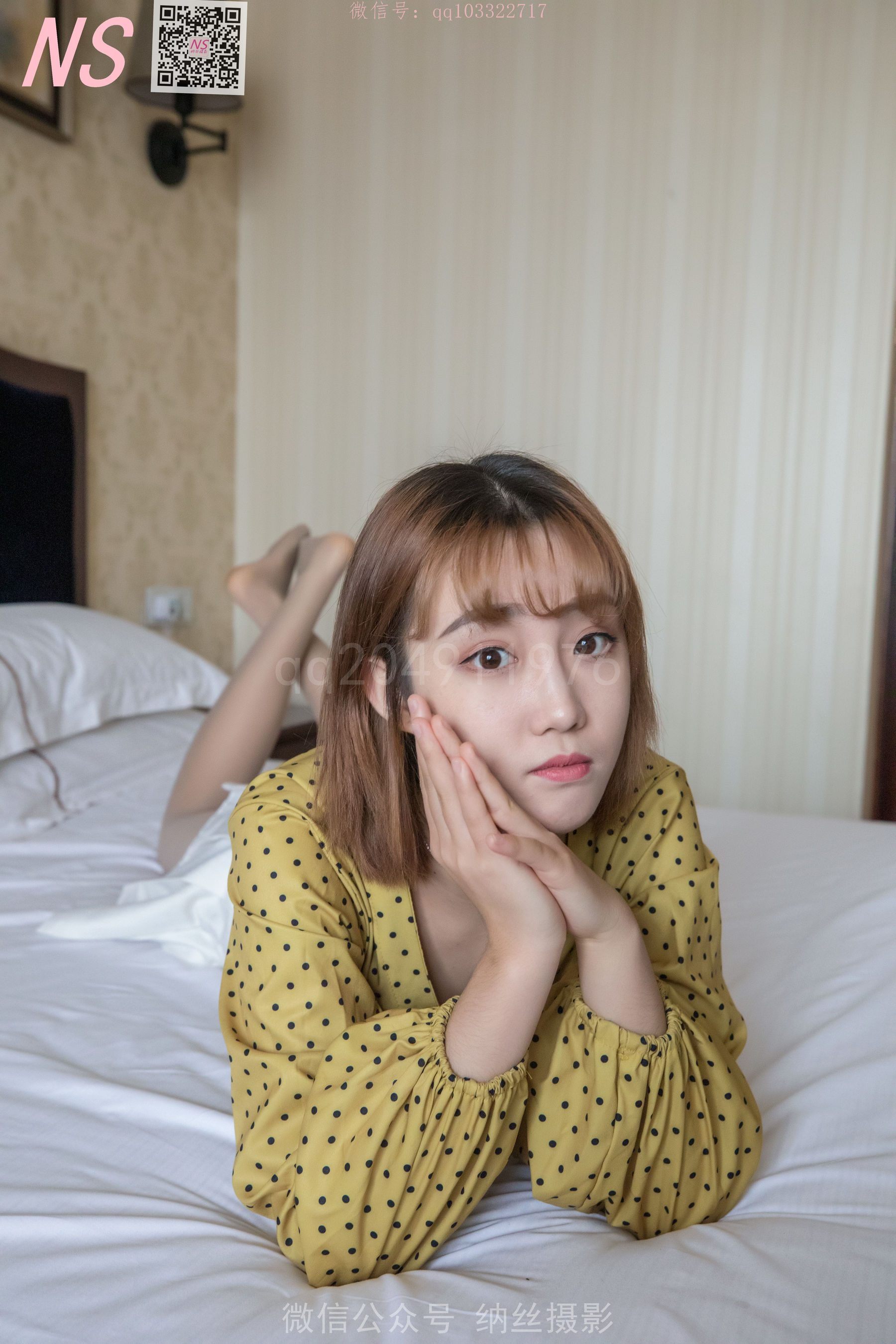 [纳丝摄影]  琴子 灰色丝袜领域